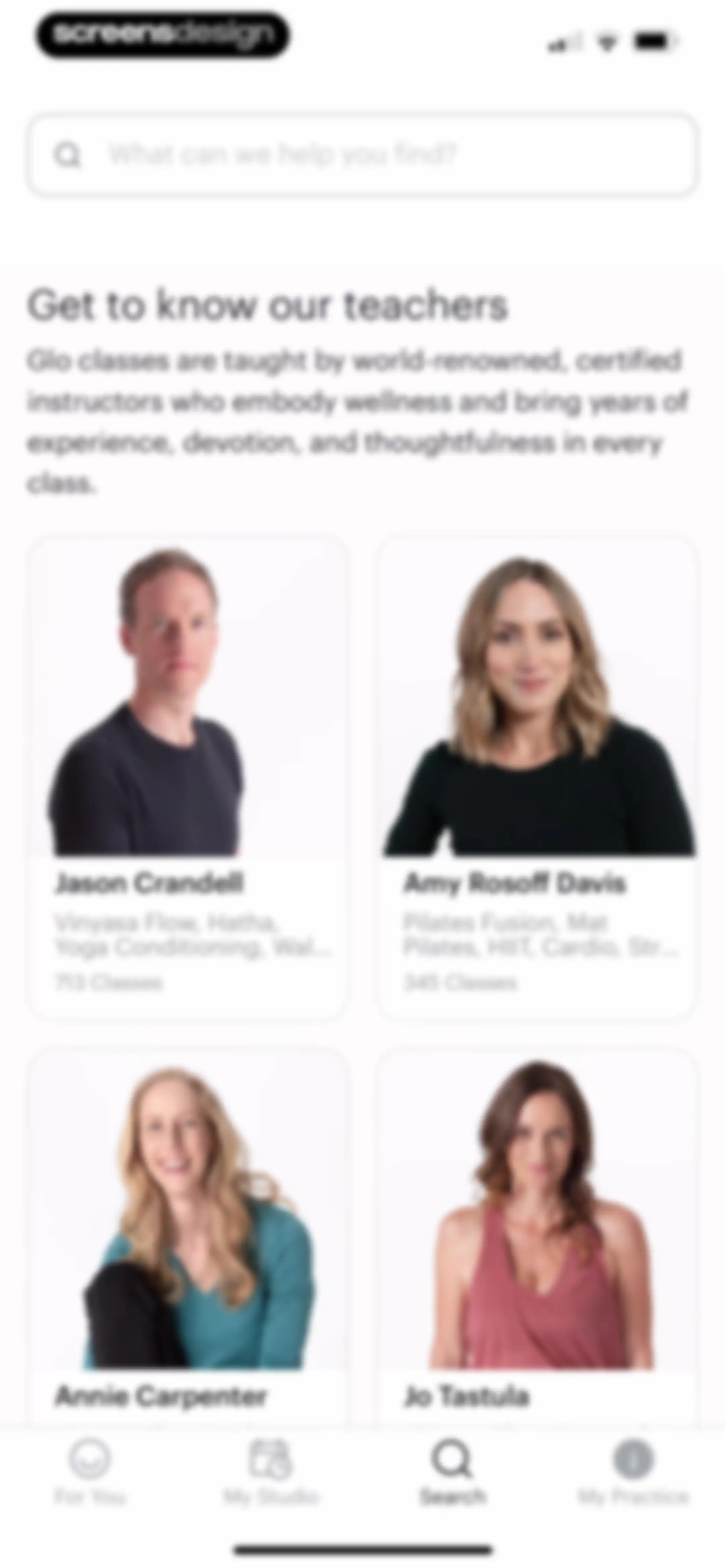 Glo | Yoga and Meditation App screen 79