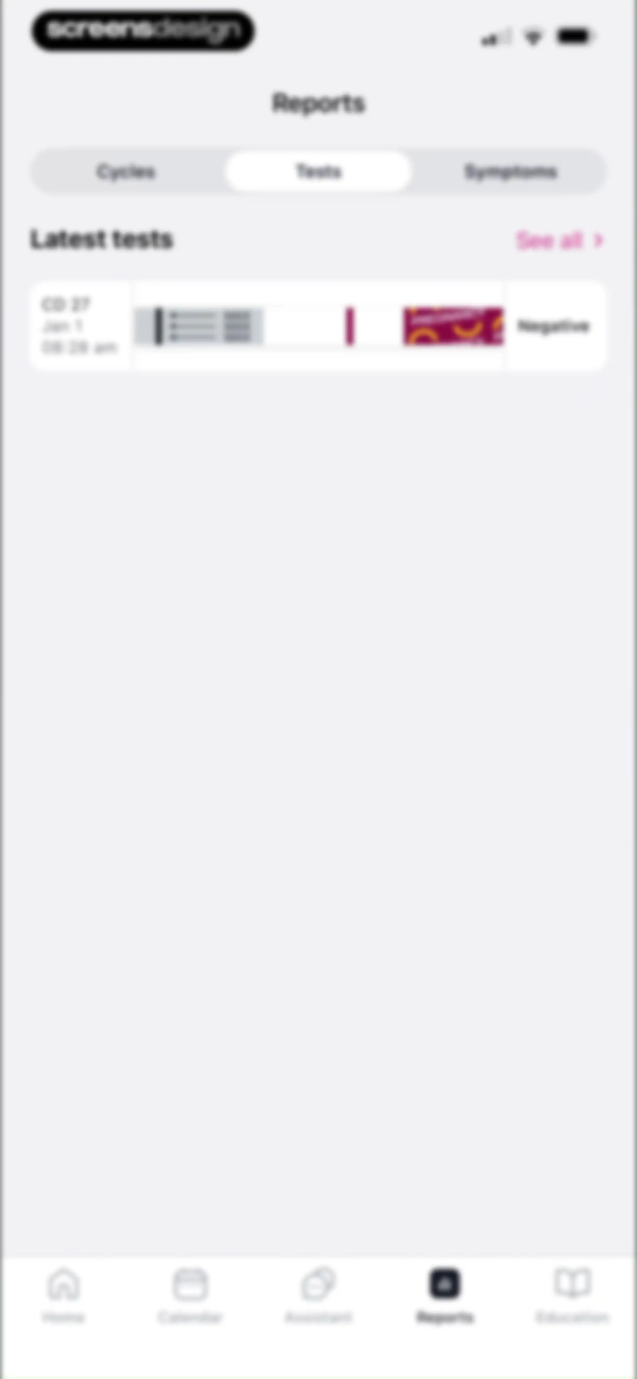 Pregmate Ovulation Tracker screen 104