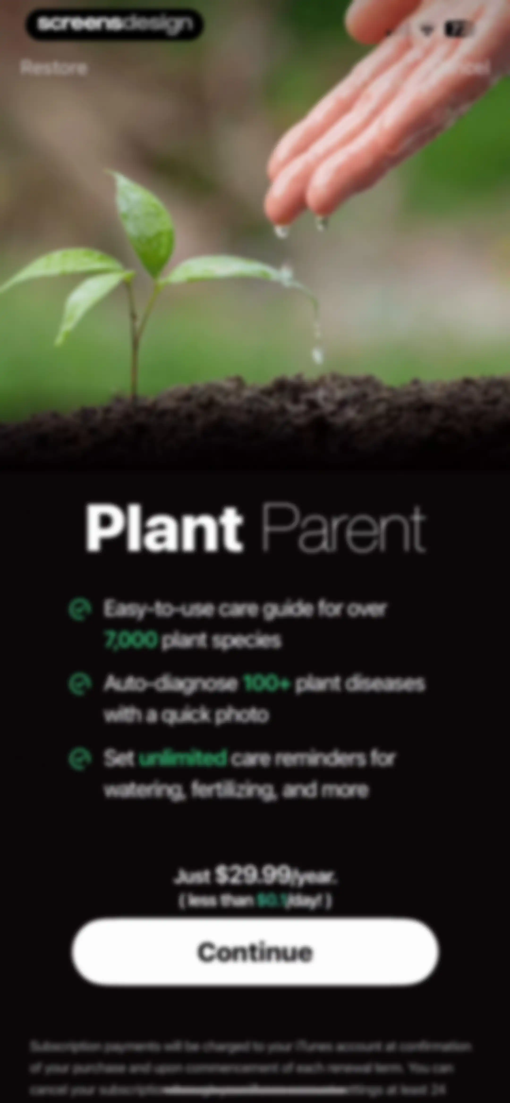 Plant Parent: Plant Care Guide screen 144