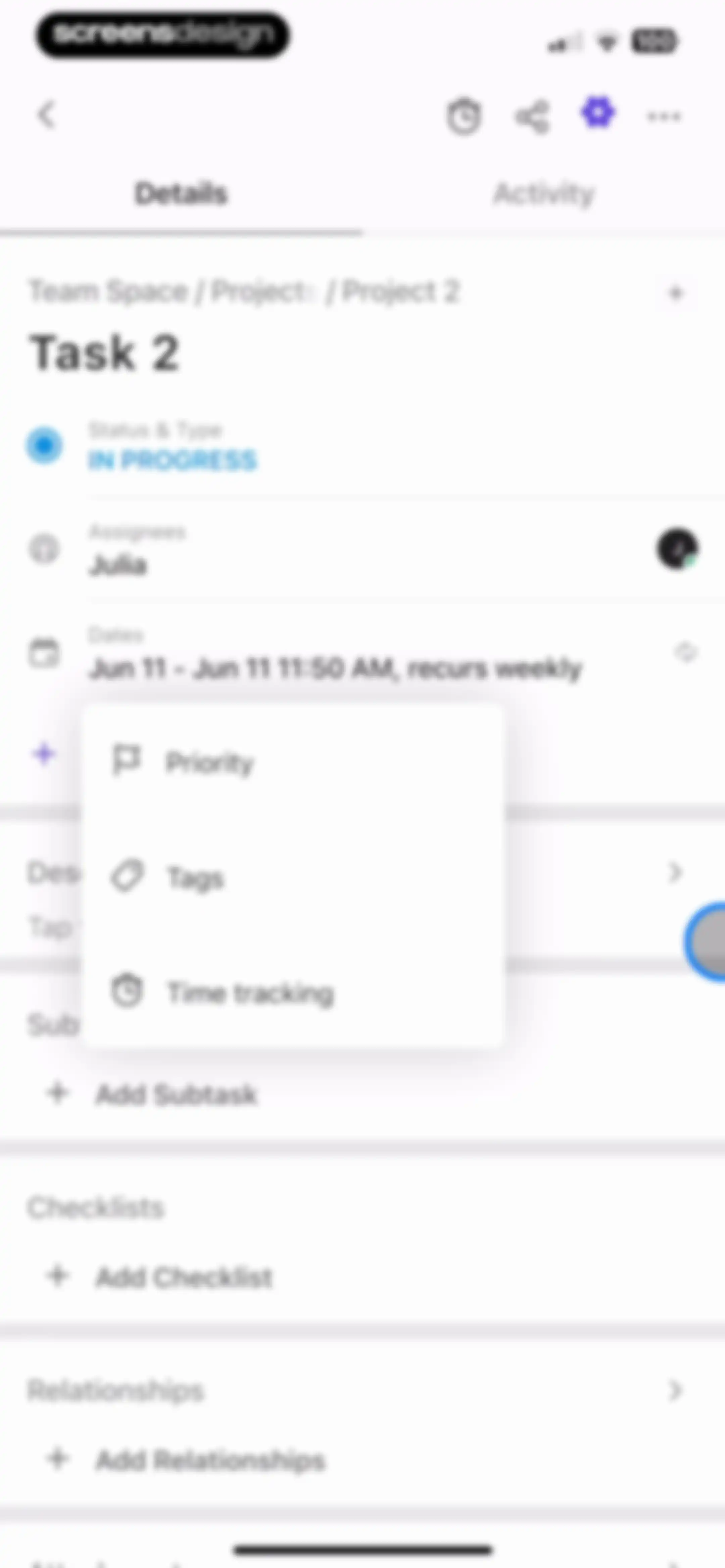 ClickUp: Tasks, Chat, Docs, AI screen 45
