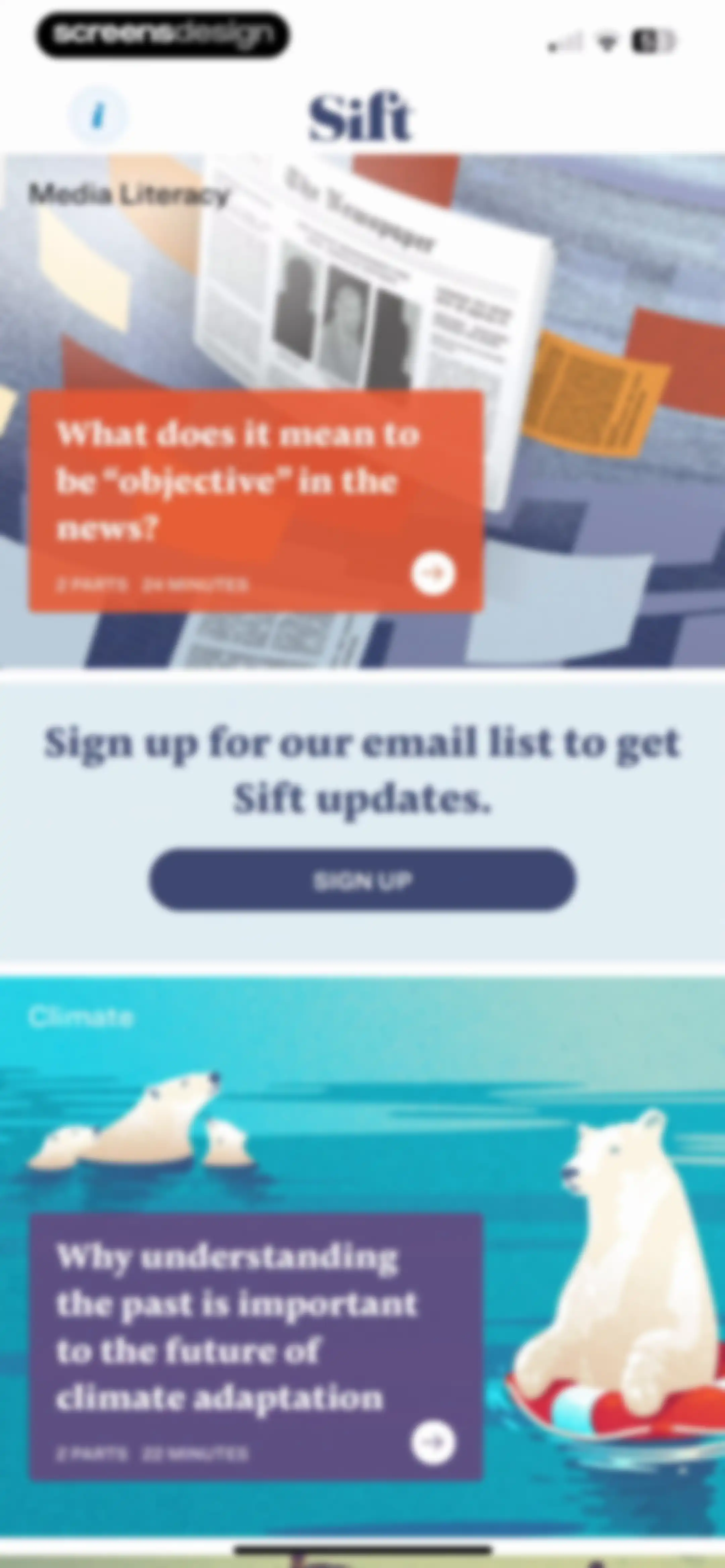 Sift - News Therapy screen 6