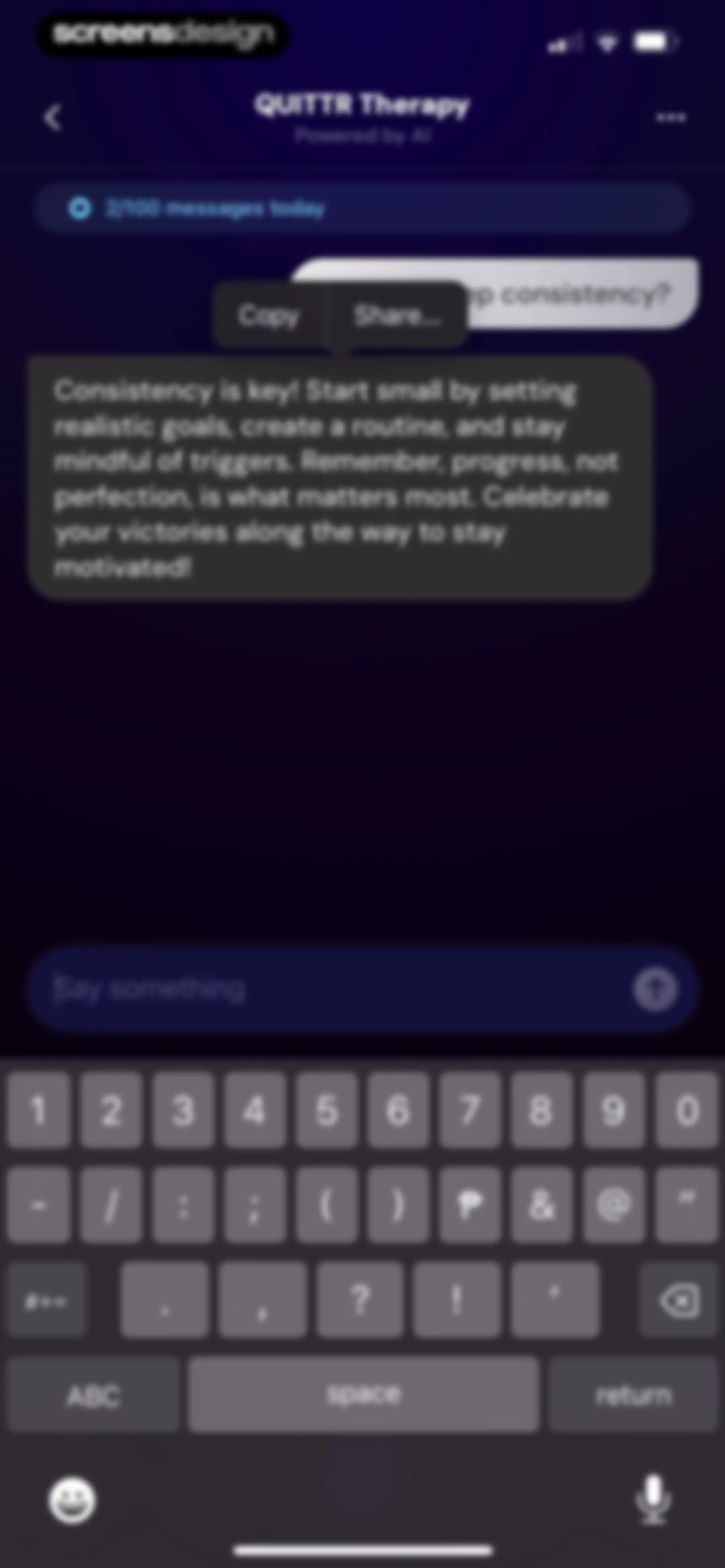 QUITTR - Break Free Now screen 141