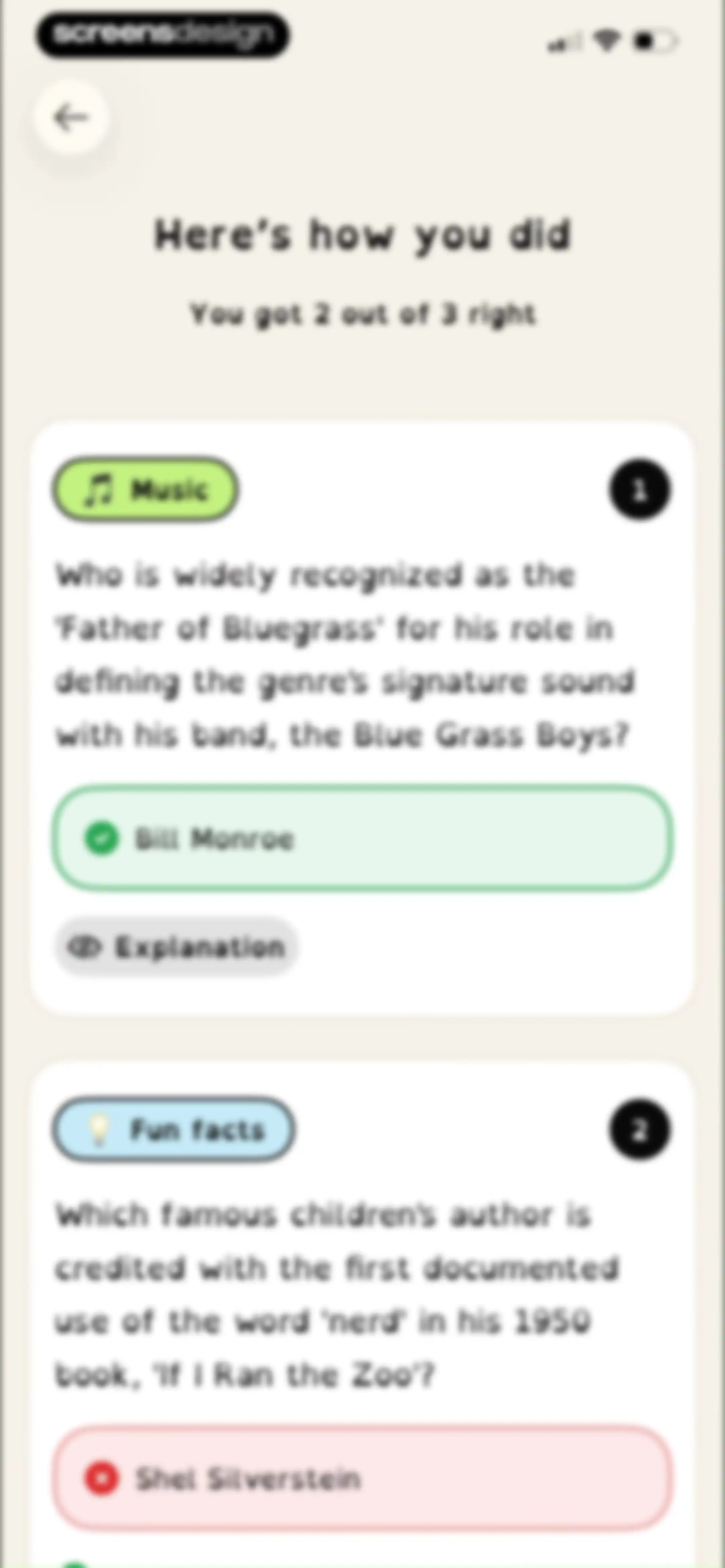 GenK: Daily Learning & Quiz screen 84