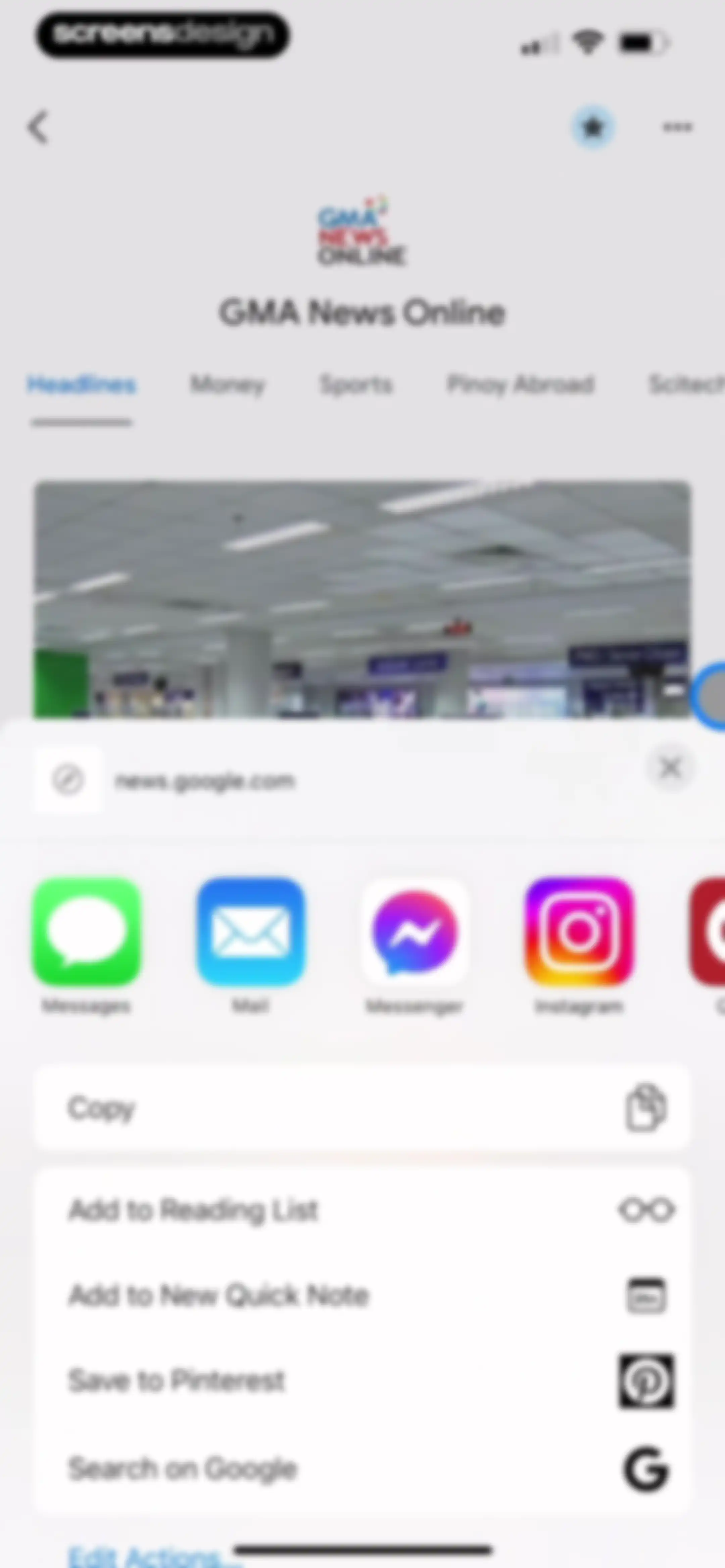 Google News screen 20