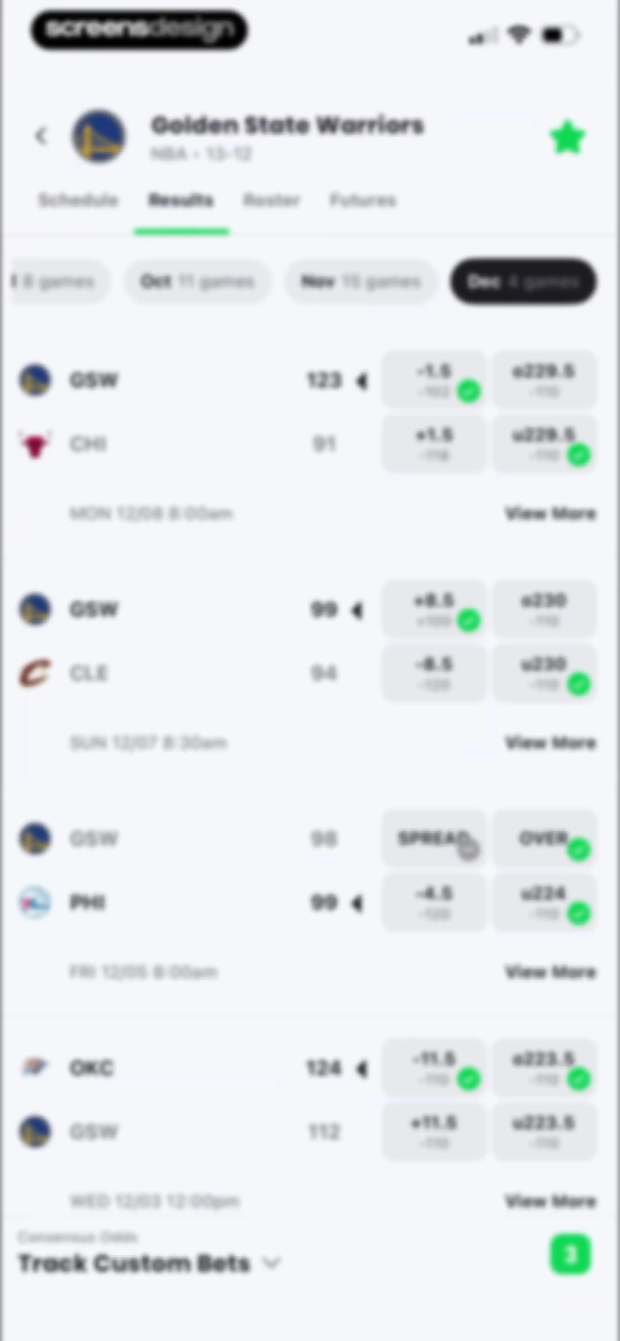Action Network: Sports Betting screen 100