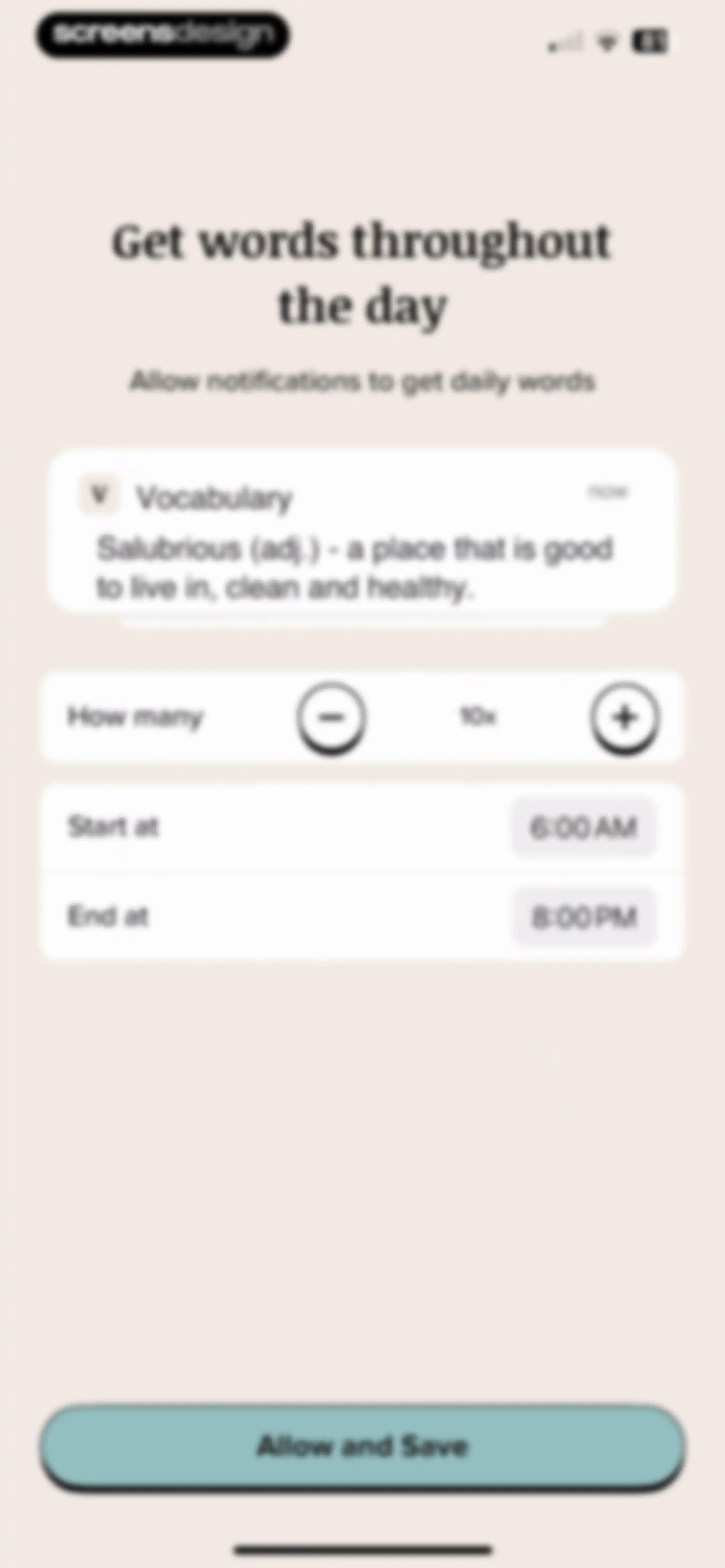 Vocabulary - Learn words daily screen 12