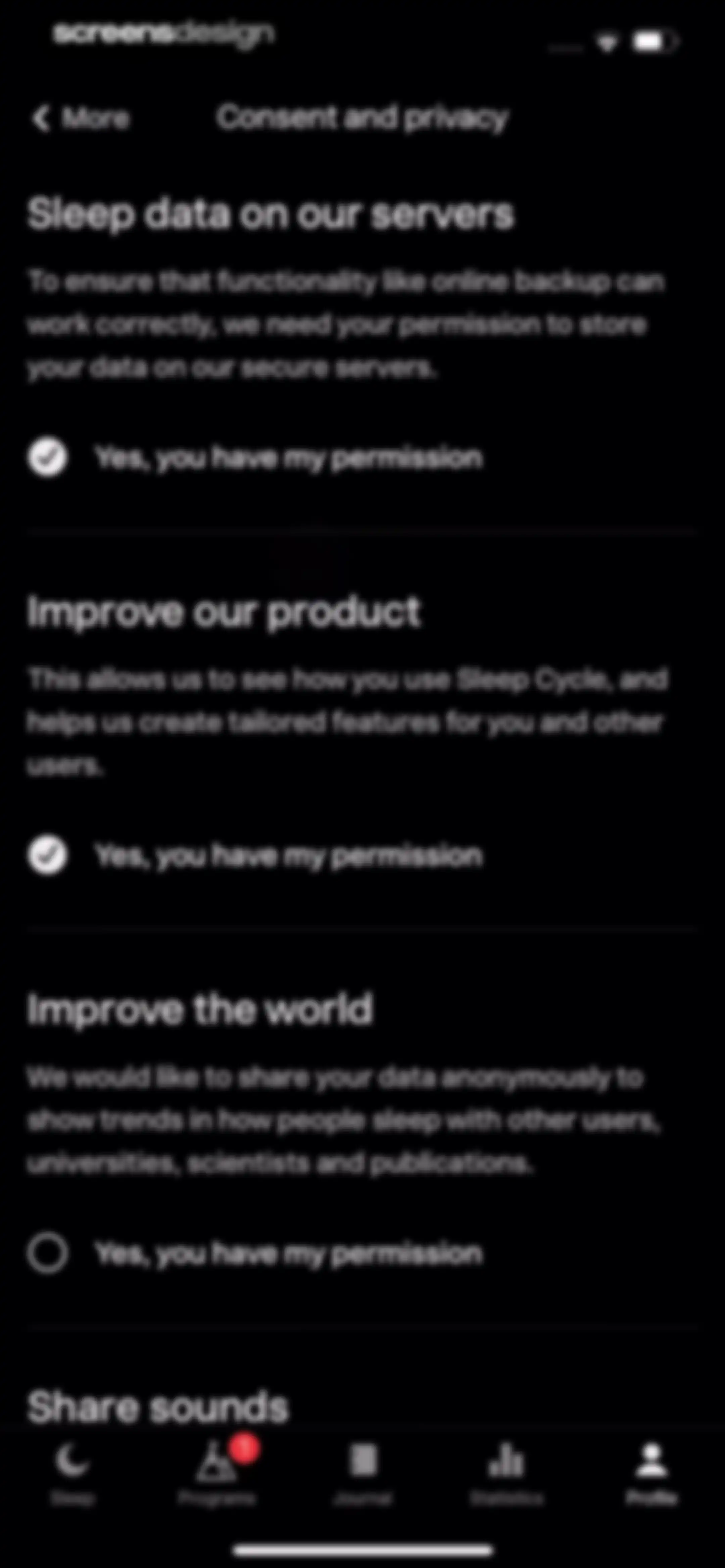 Sleep Cycle - Tracker & Sounds screen 82