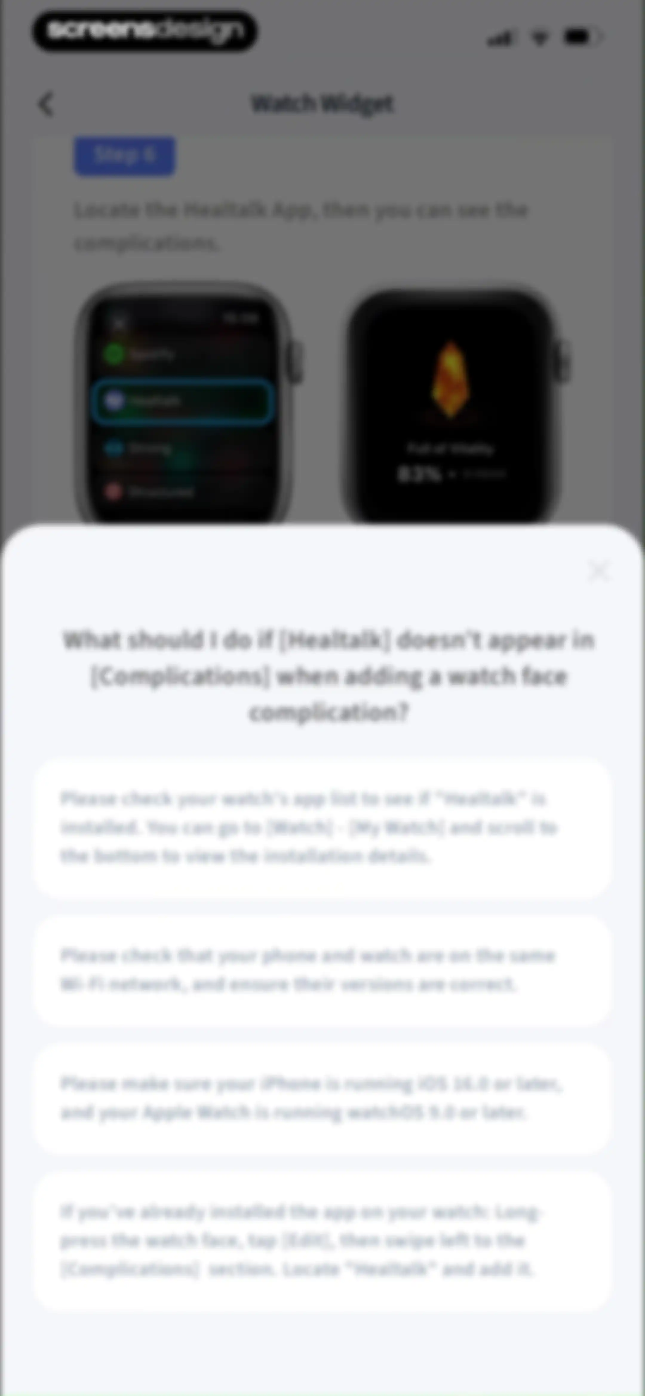 HealTalk - Text Reading screen 142