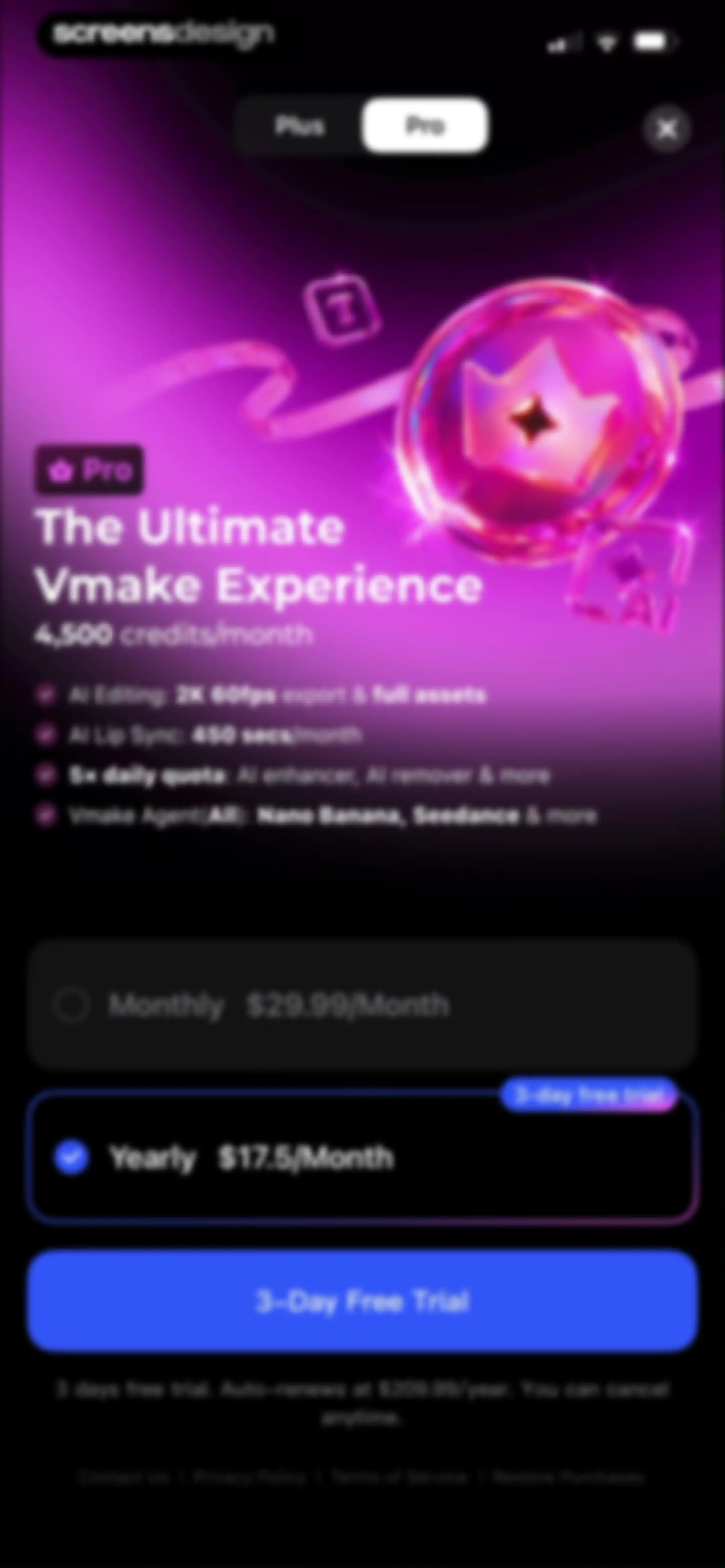 Vmake Labs: create viral video screen 8