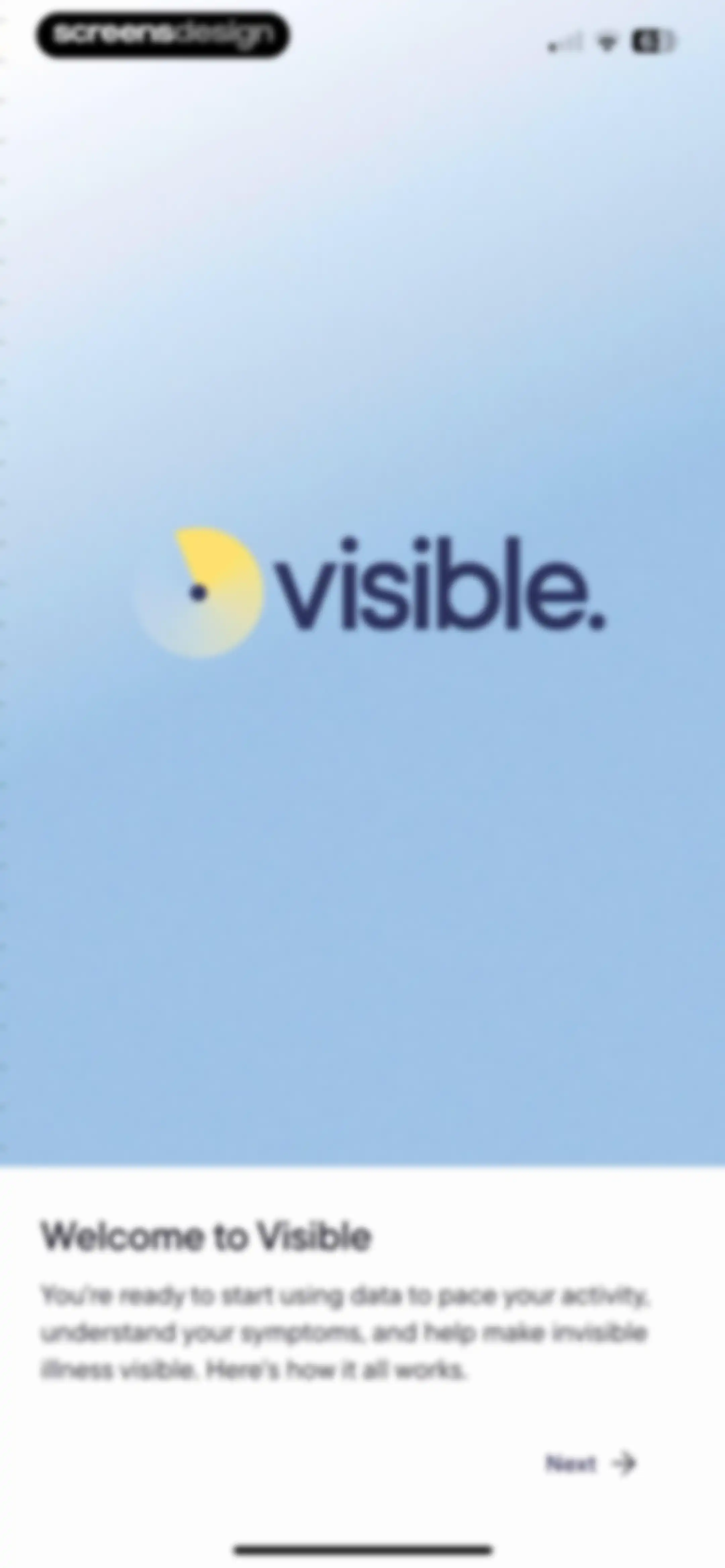 Visible: Pacing for illness screen 22