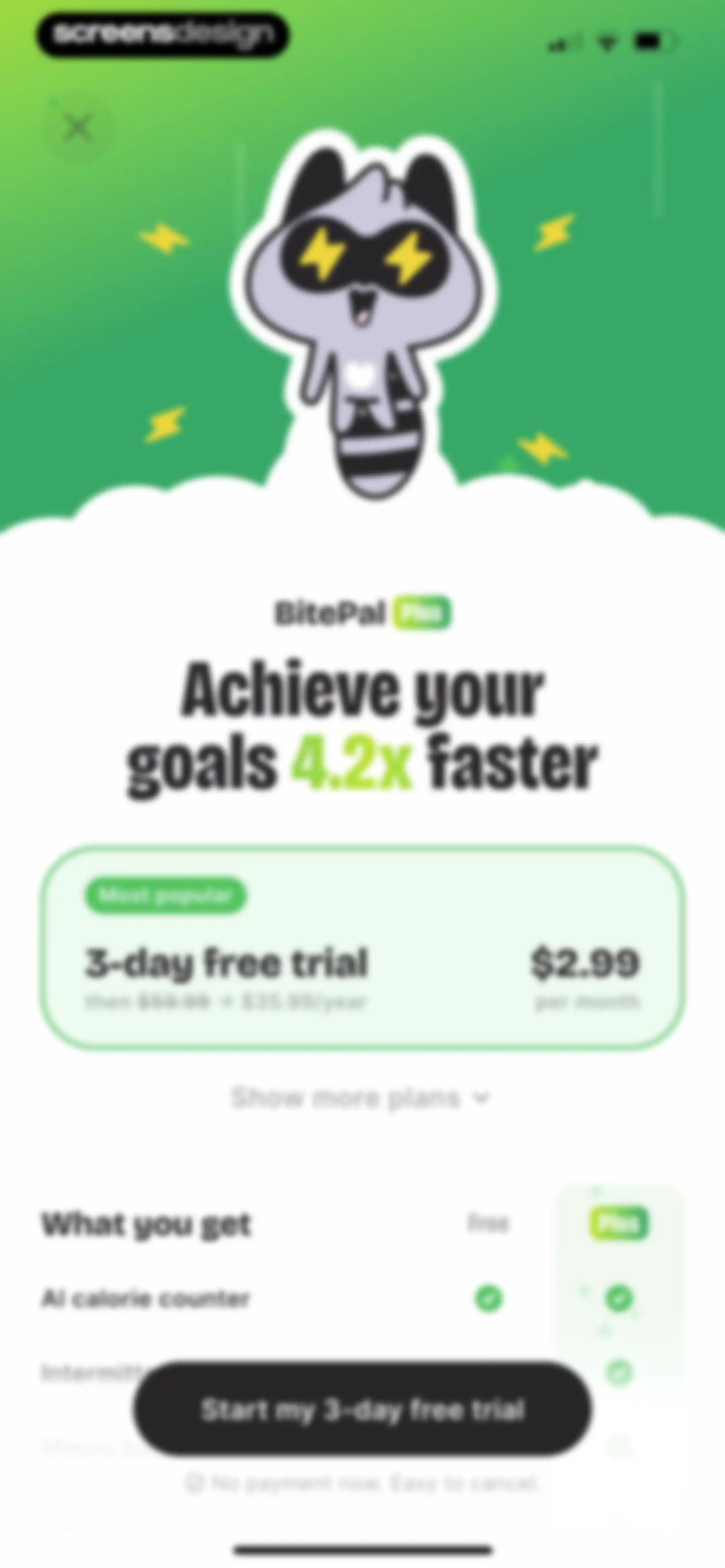 BitePal: Food Calorie Tracker screen 54