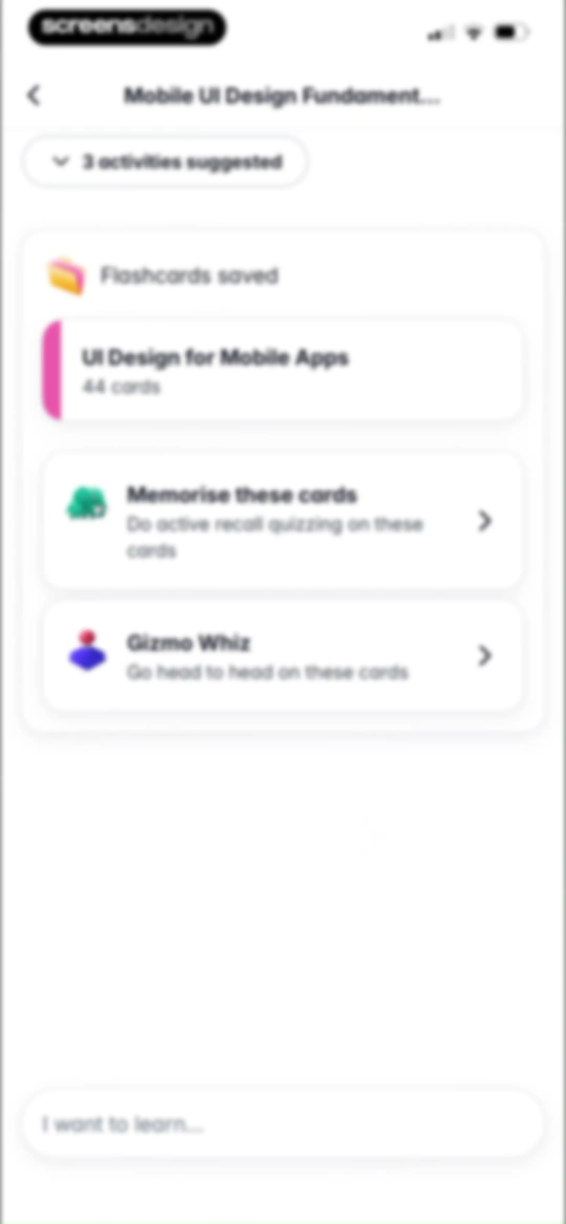 Gizmo: AI Tutor screen 75