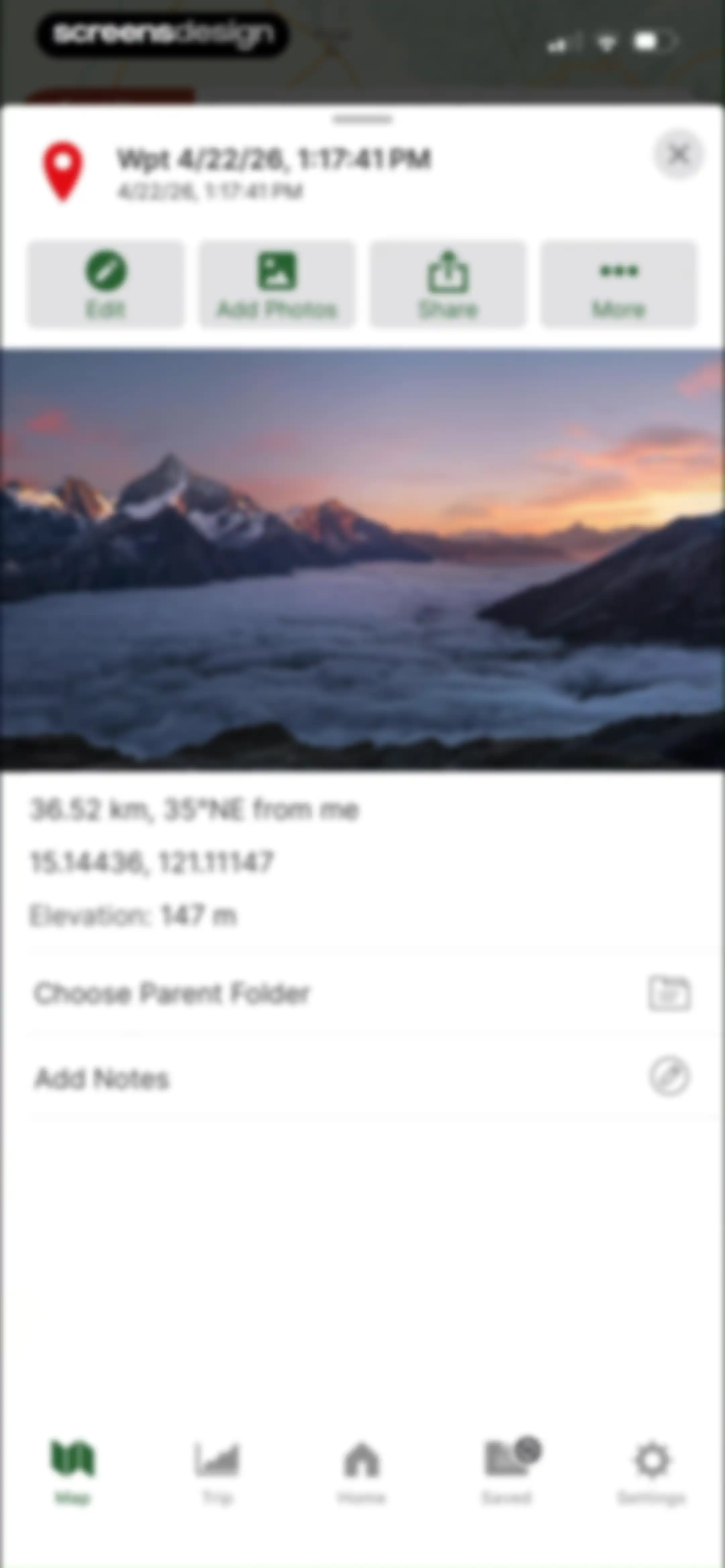 Gaia GPS: Mobile Trail Maps screen 34