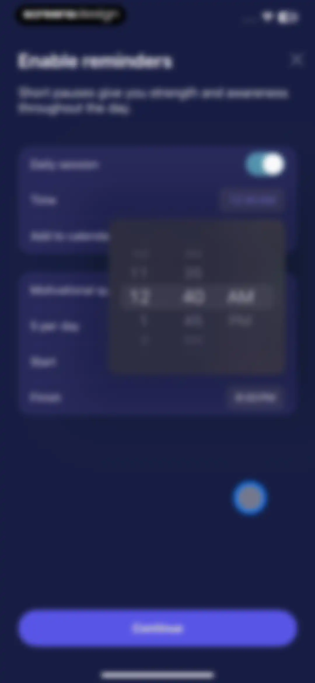 Mo Meditation, Sleep, Recovery screen 18