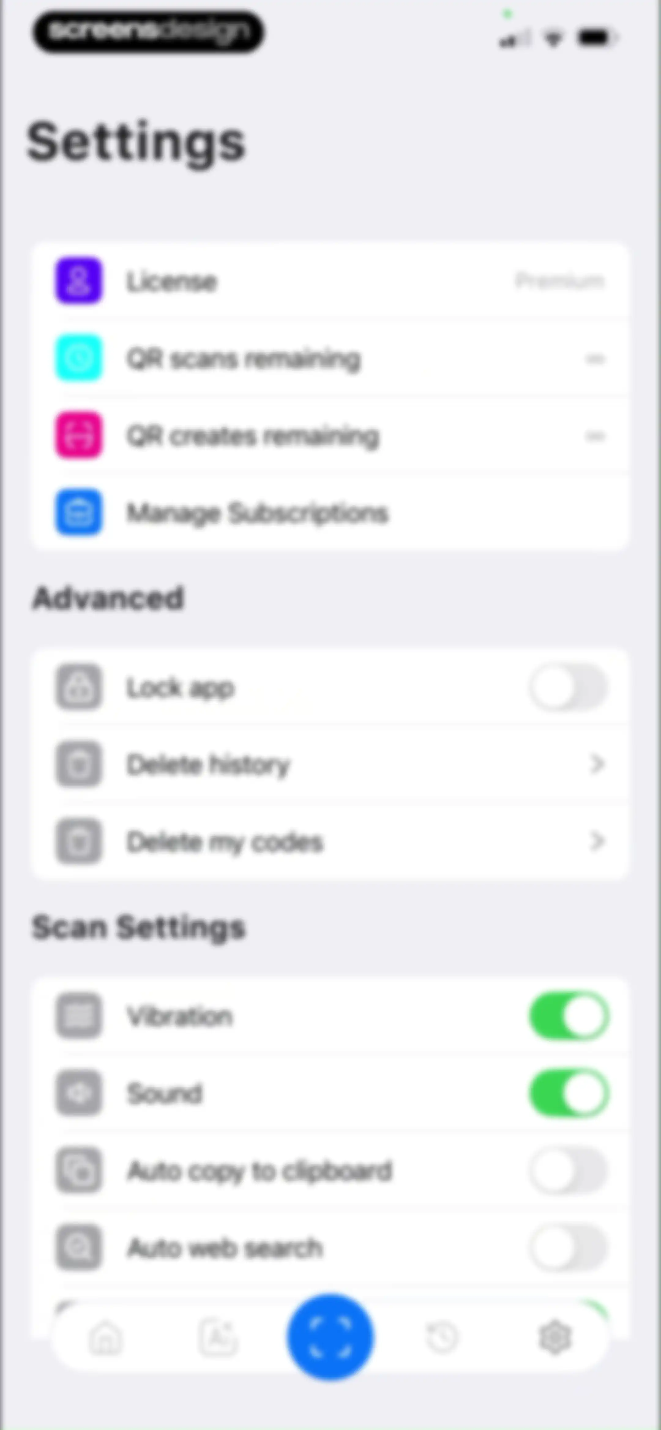 QR Code Scanner & AI Generator screen 71