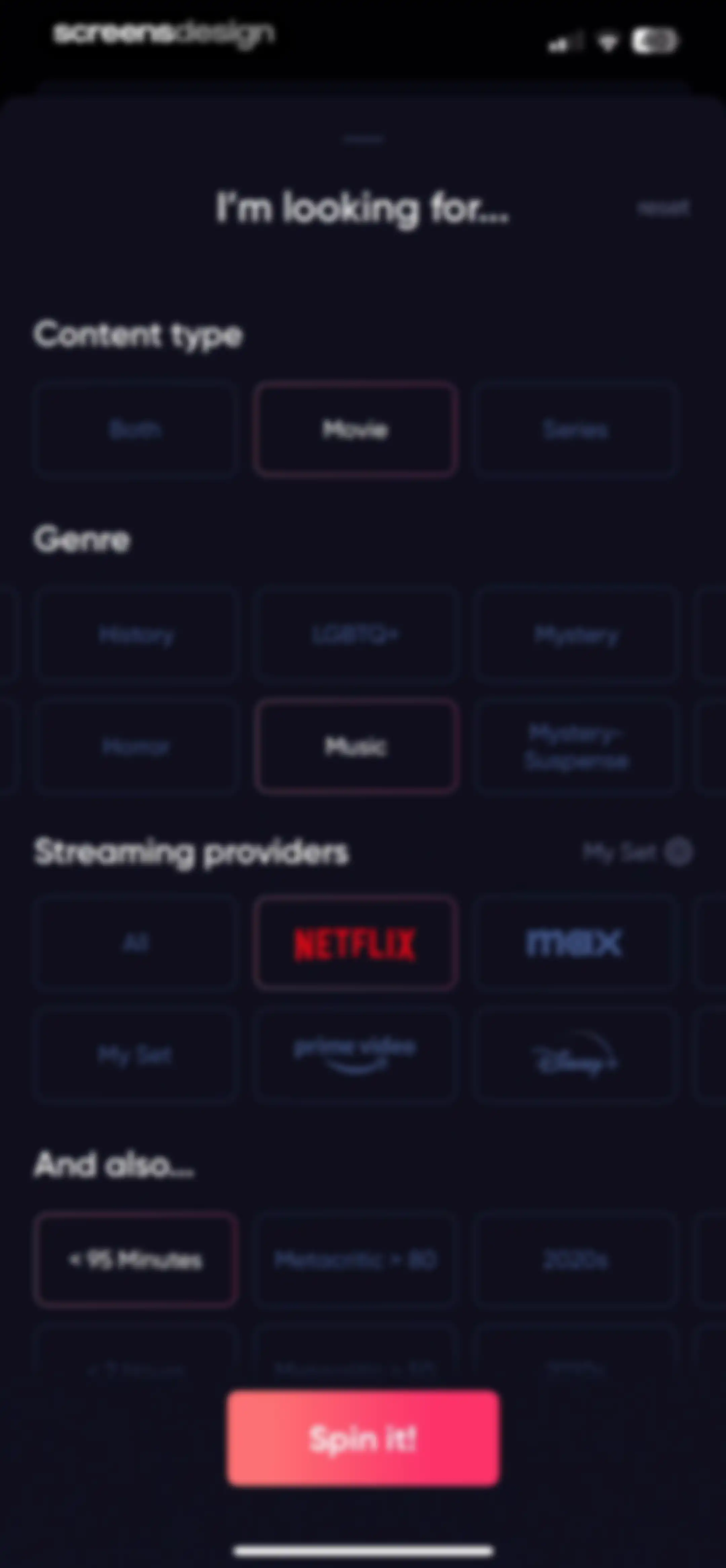 Queue - Find Movies & Shows screen 103