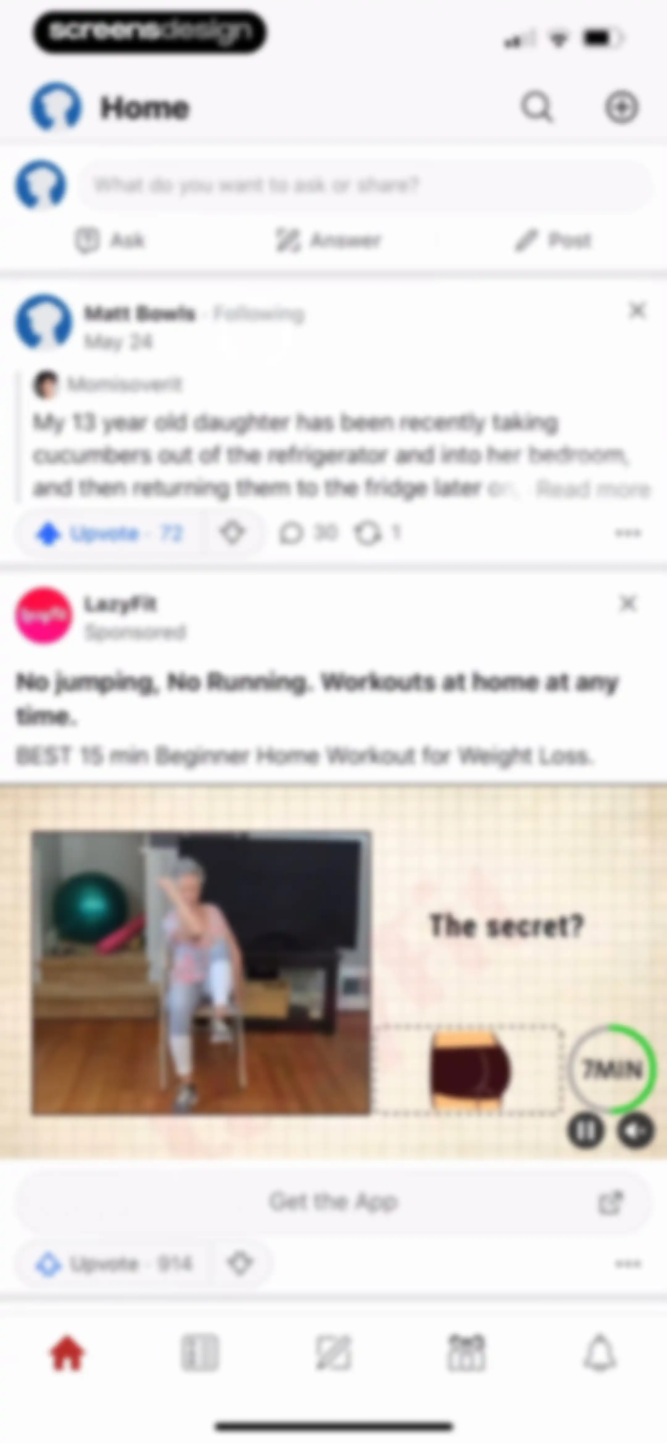 Quora screen 100