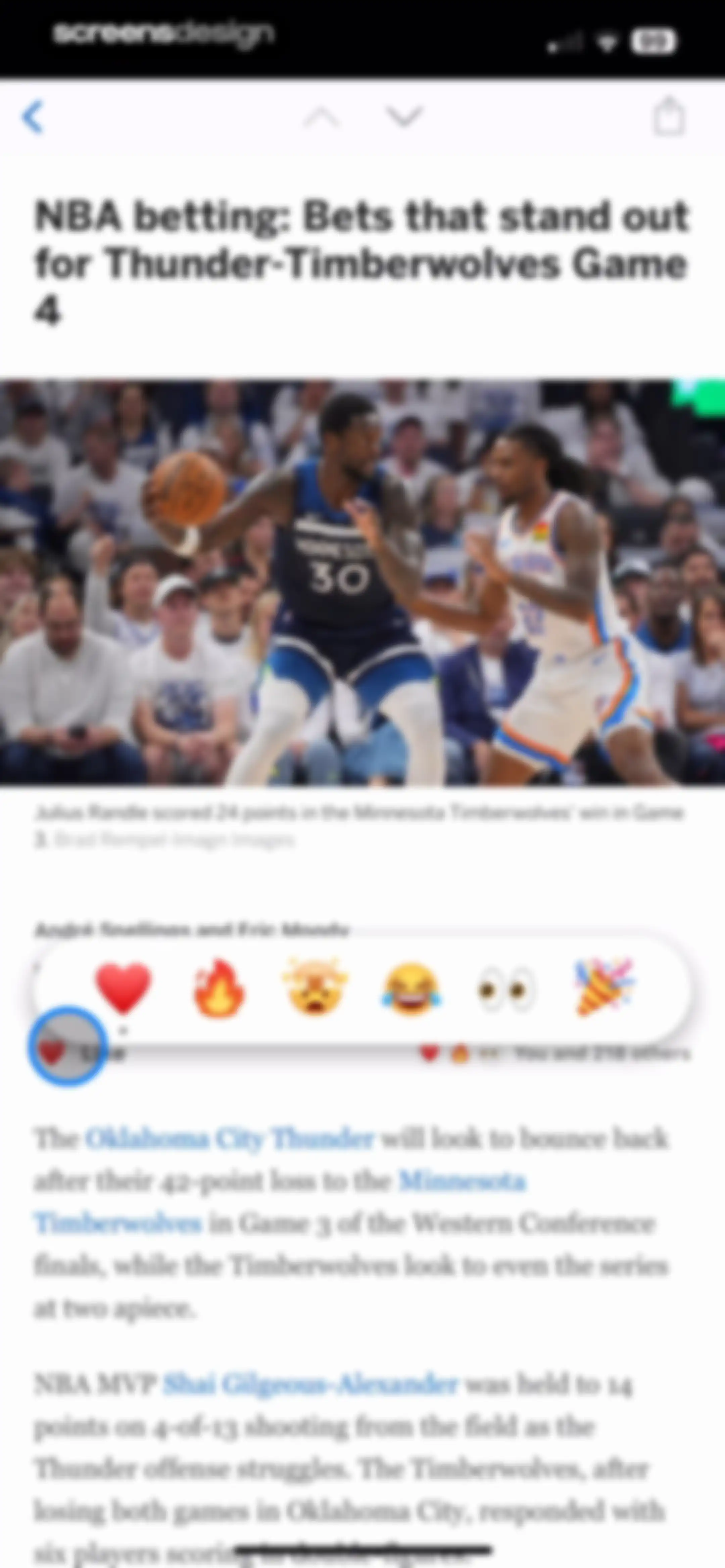 ESPN: Live Sports & Scores screen 33