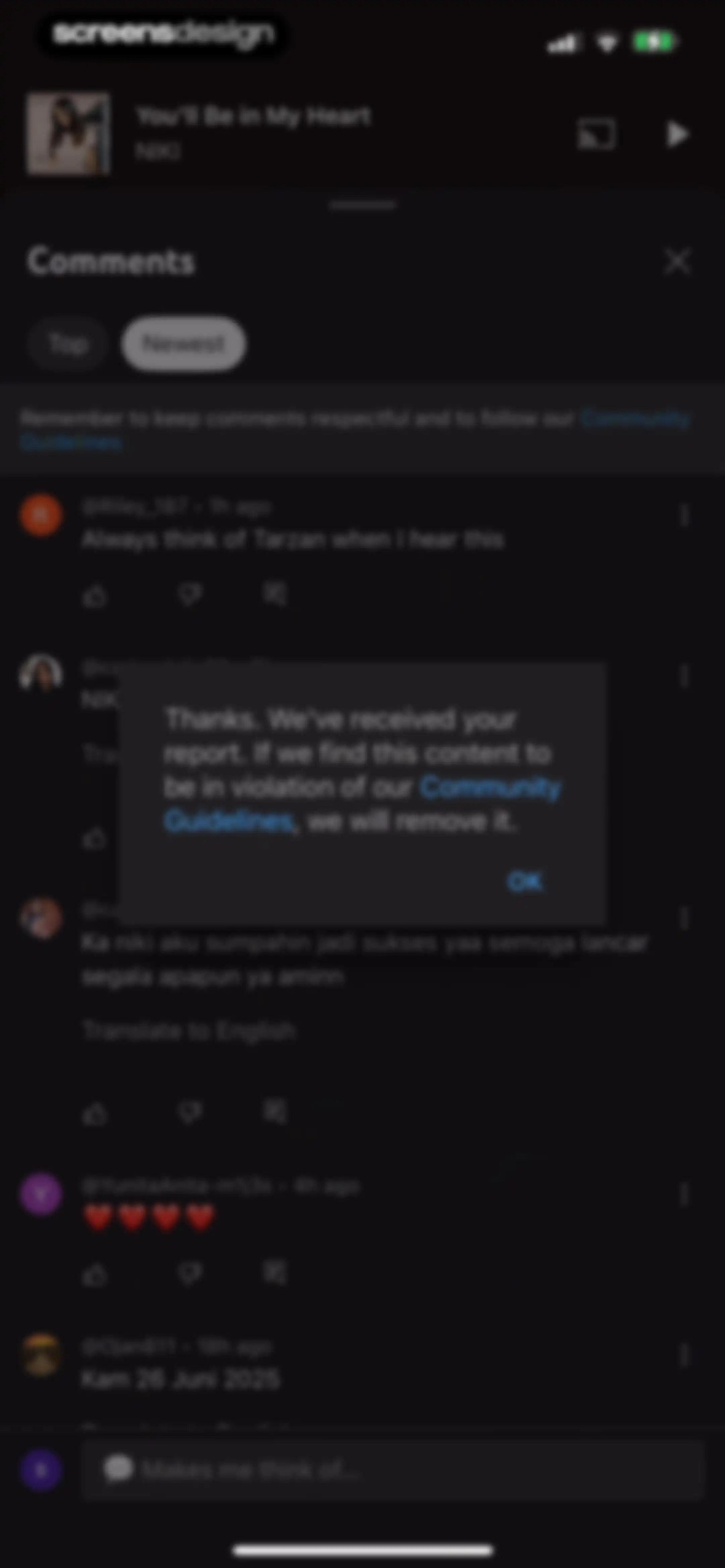 YouTube Music screen 30