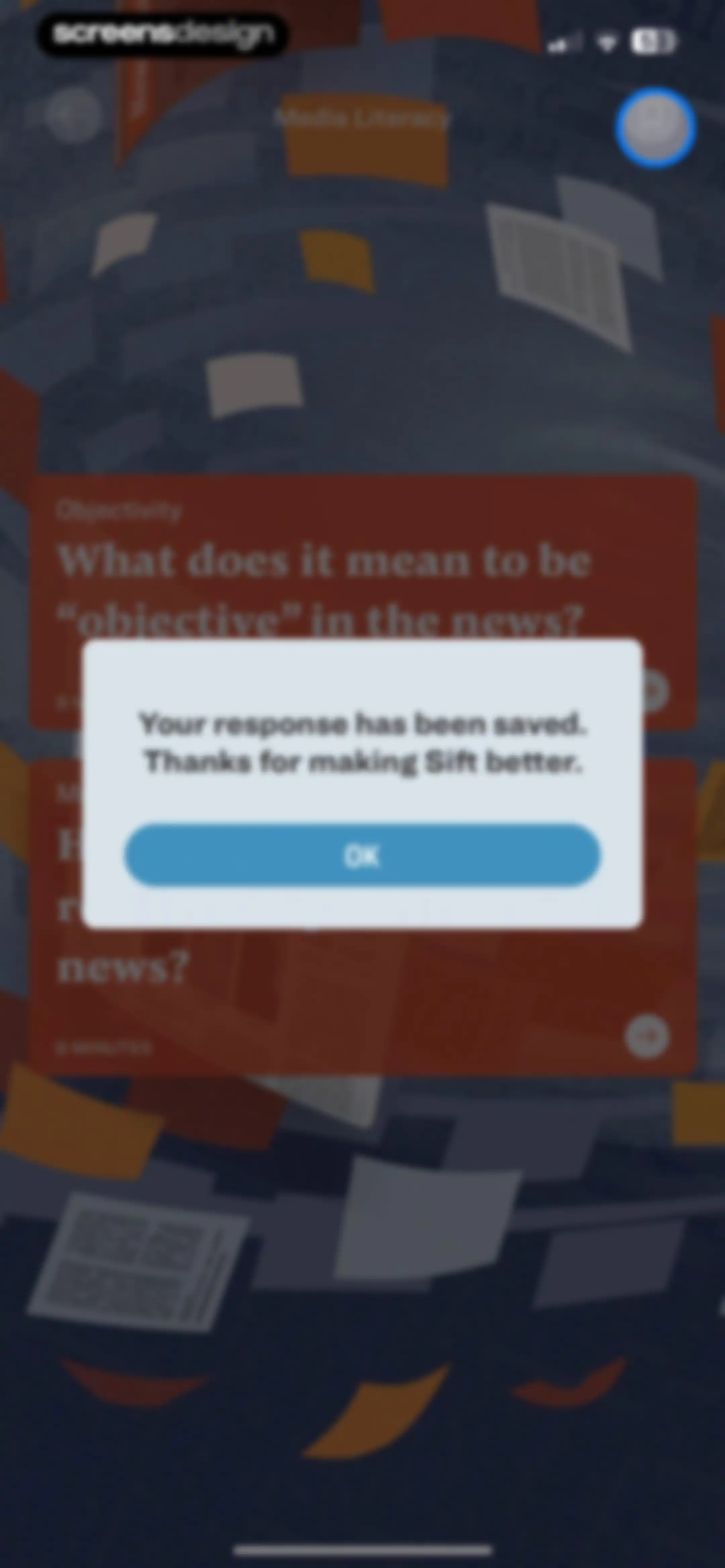 Sift - News Therapy screen 13
