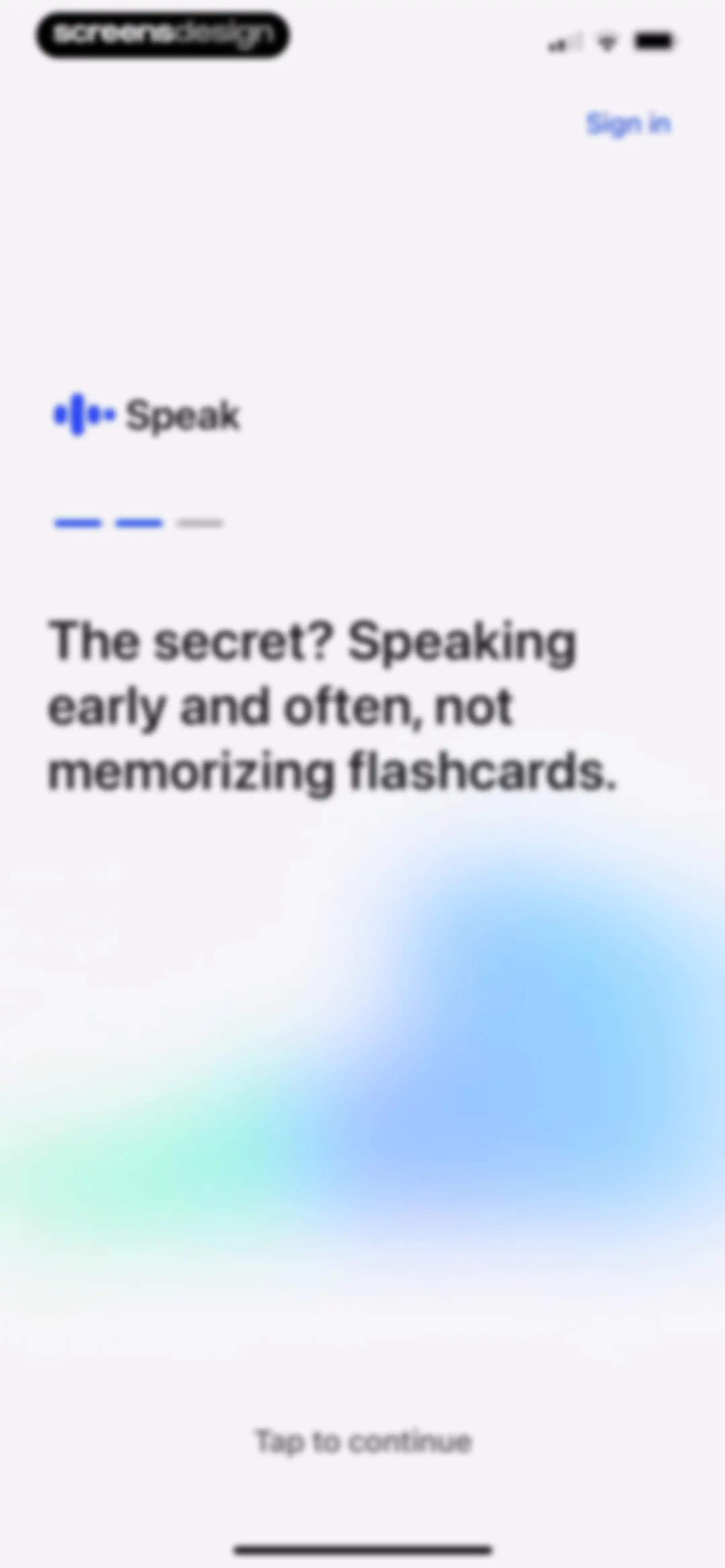 Speak: Language Learning screen 4