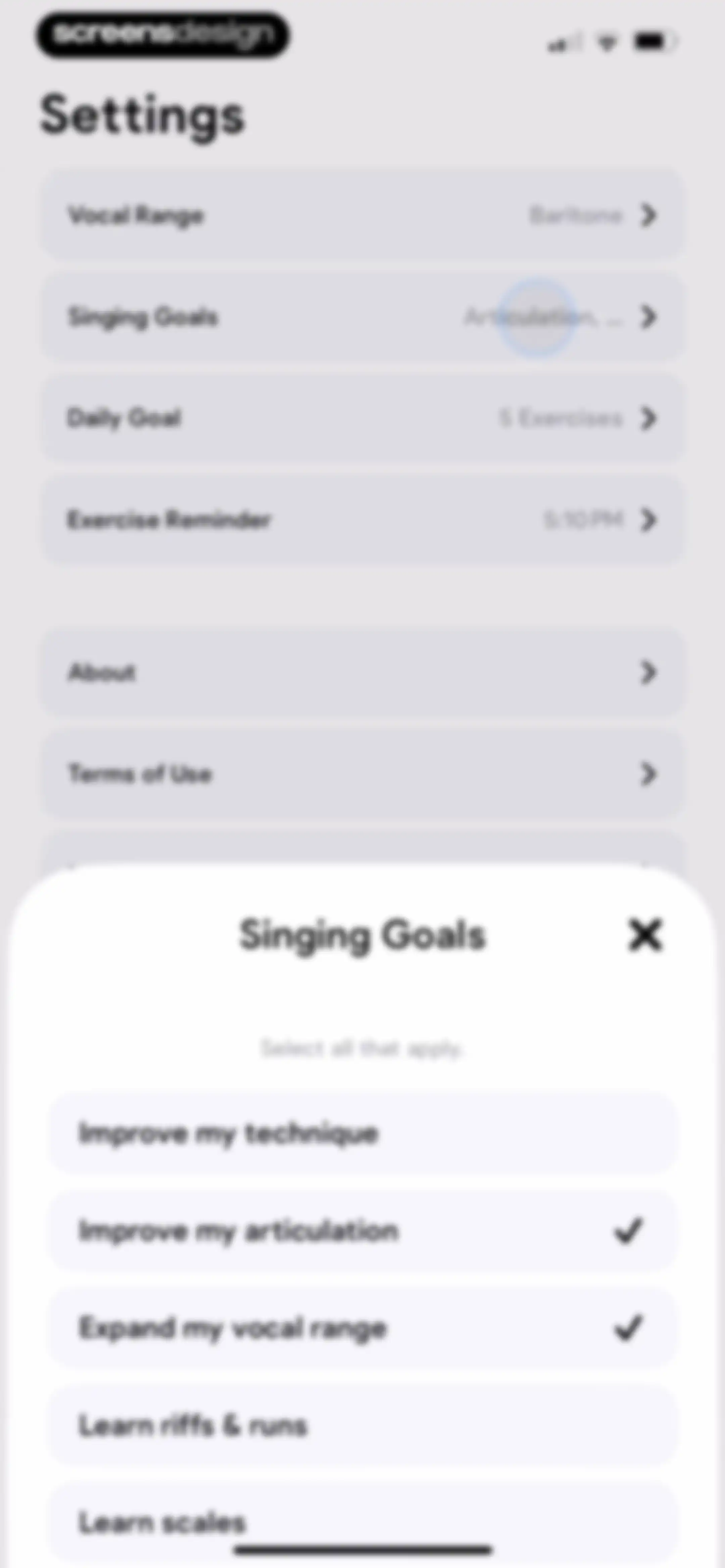 Vocalista: Learn to Sing screen 51