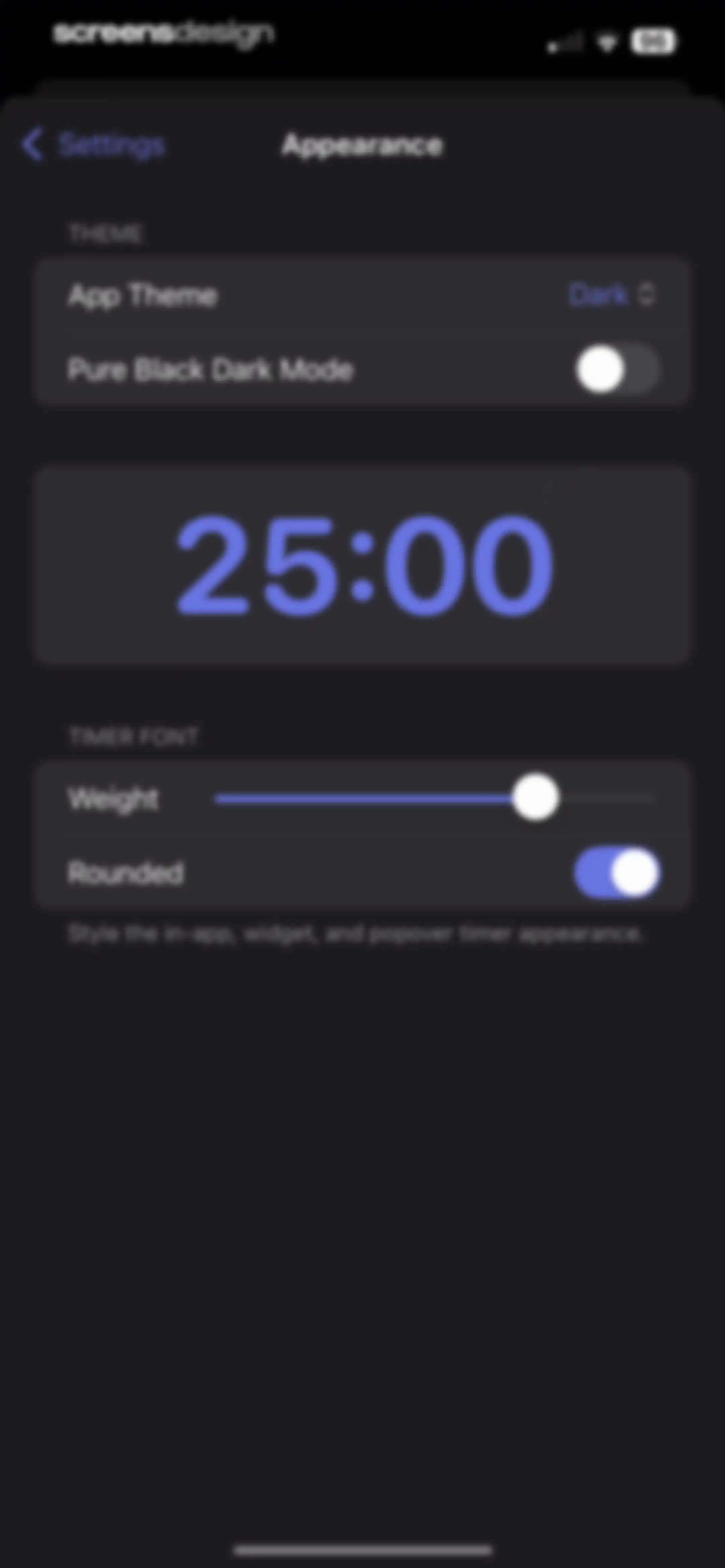 Focused Work - Pomodoro Timer screen 130