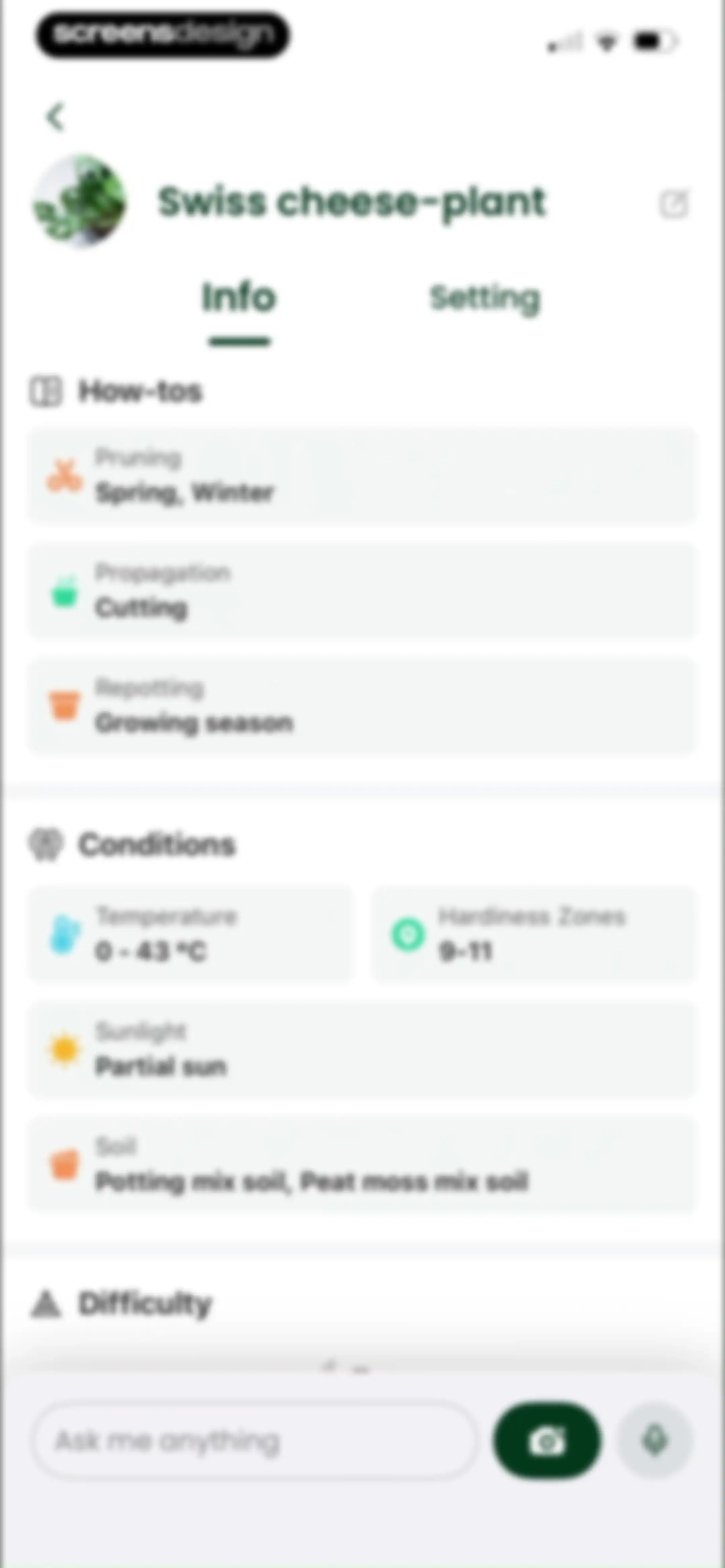 PlantAI: Identifier & Diagnose screen 59