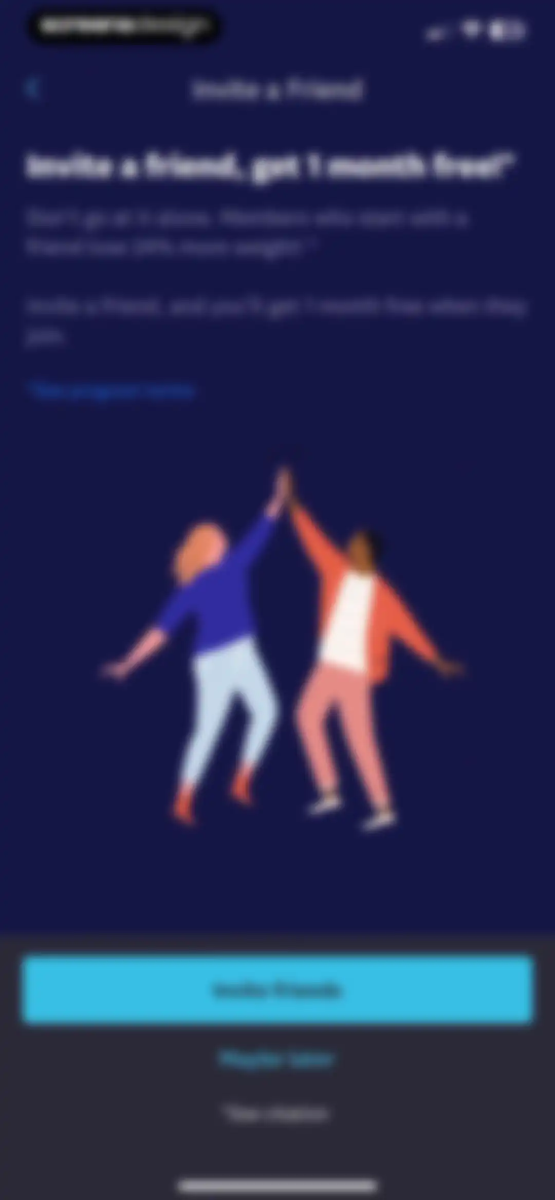 WeightWatchers Program screen 19