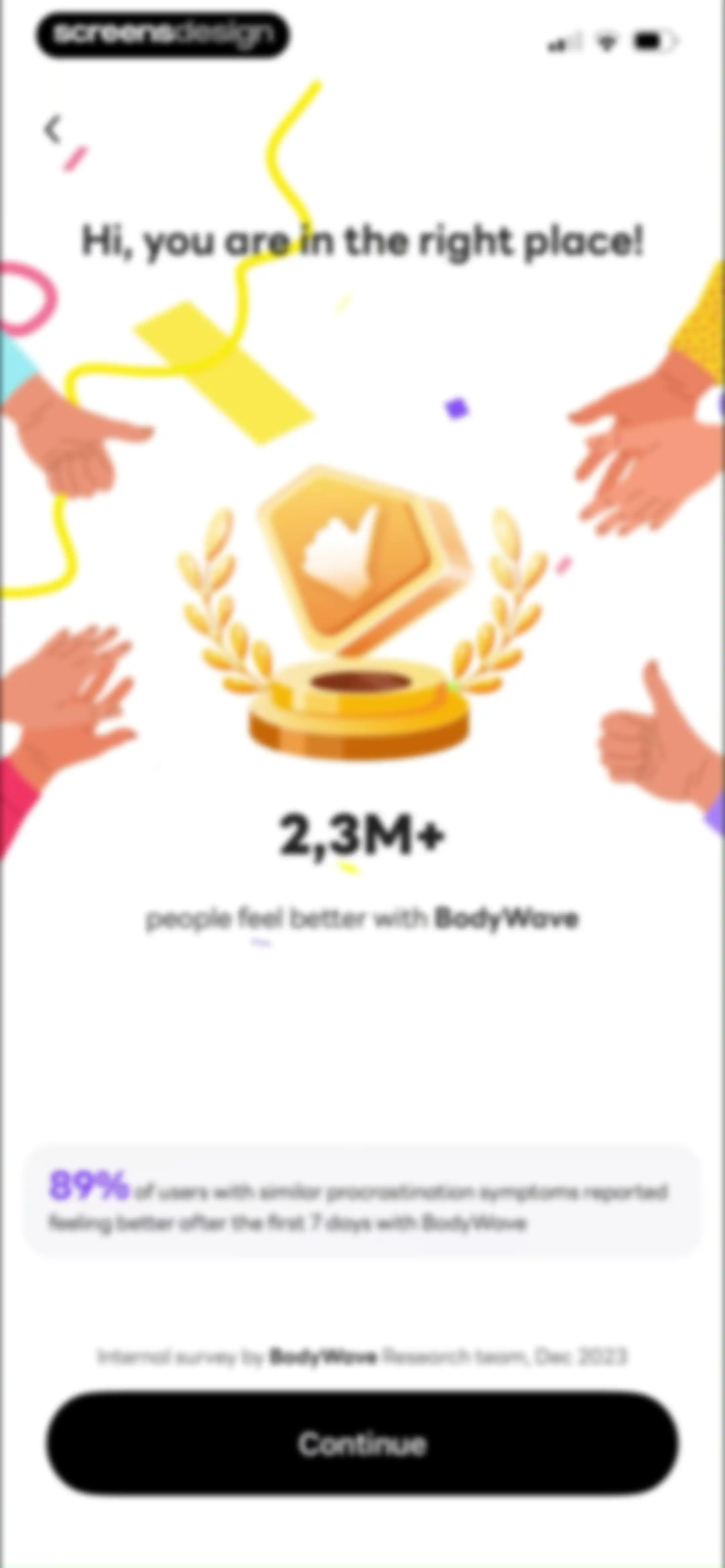 BodyWave: Health Tracker screen 24