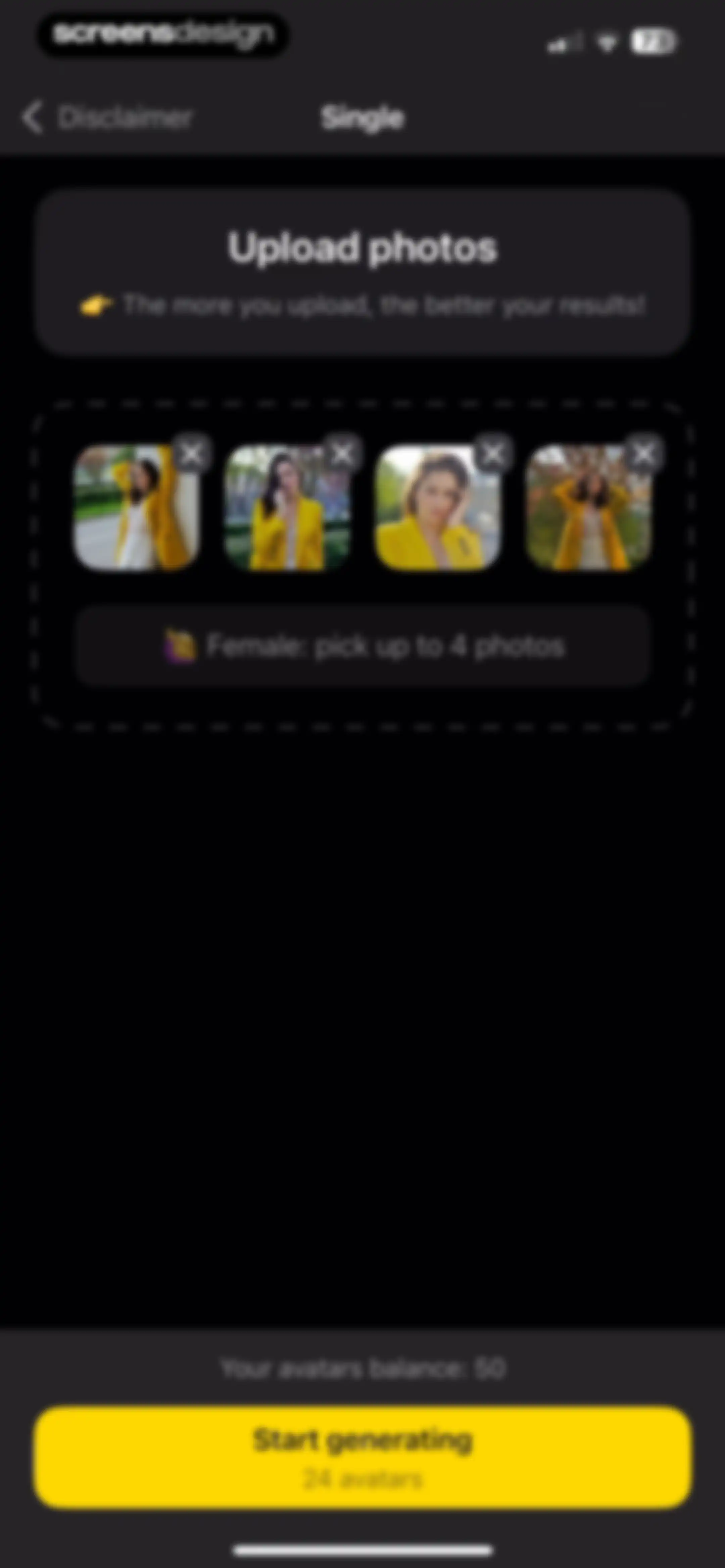 Lensa AI: Photo Editor screen 82
