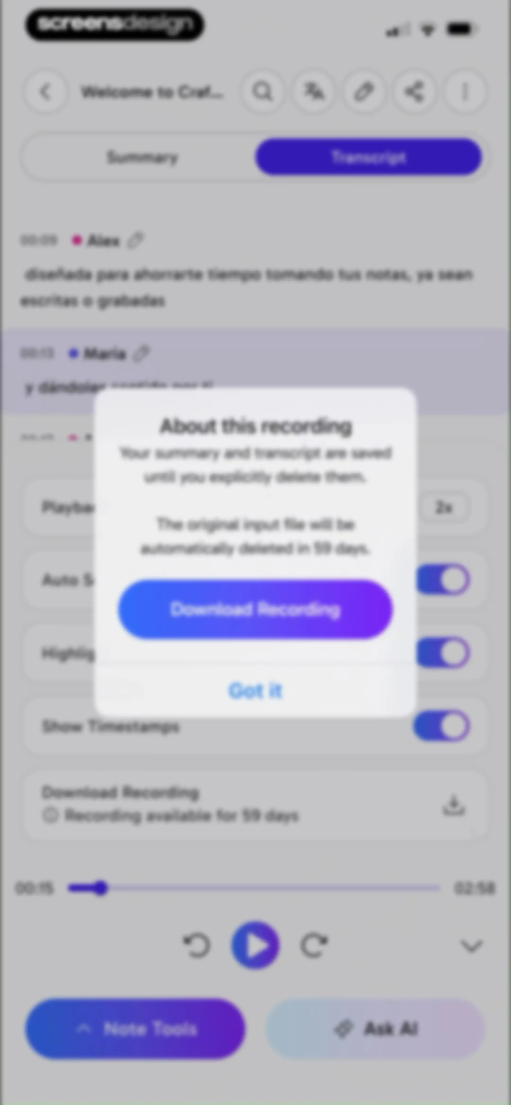 CraftNote: Smart AI Note Taker screen 51