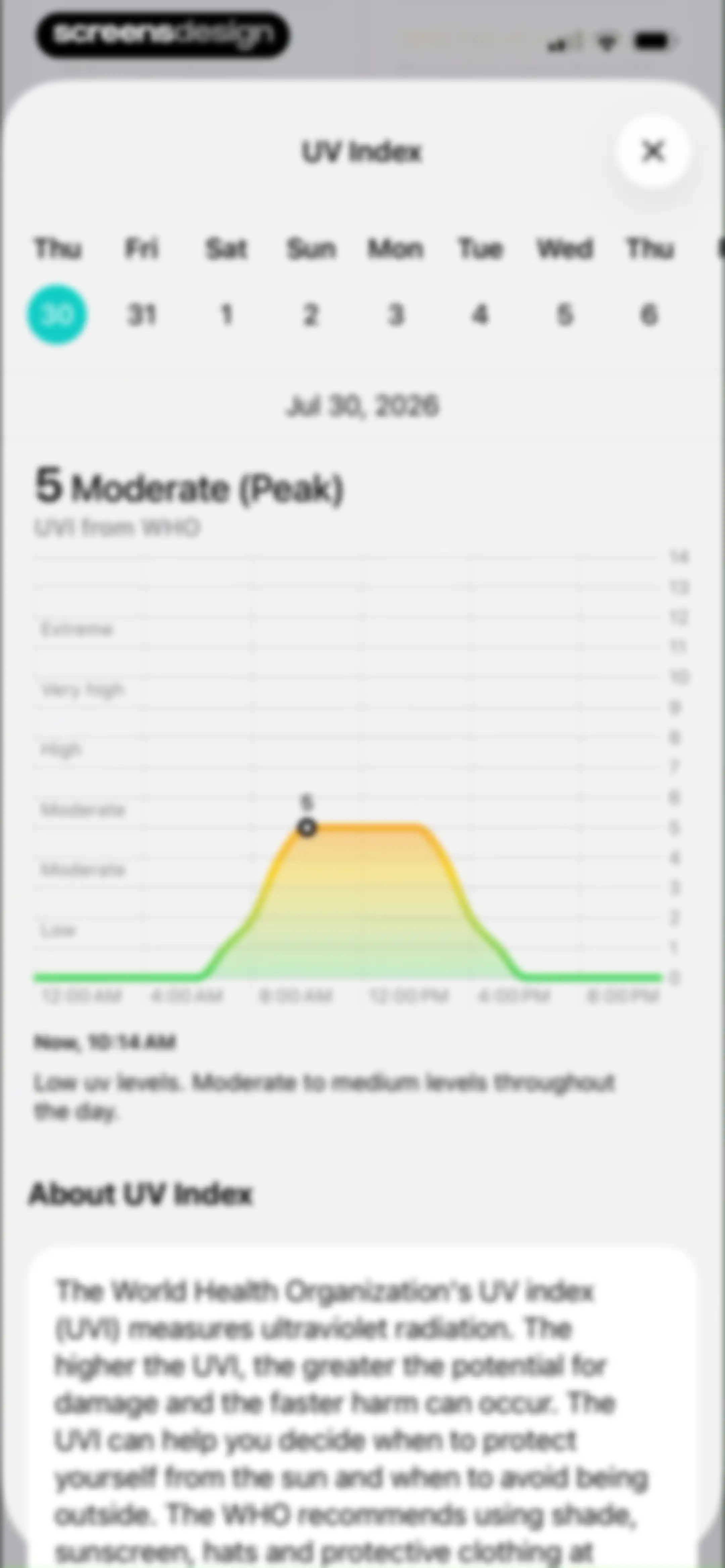 SunSafe: UV Index & Tanning screen 28