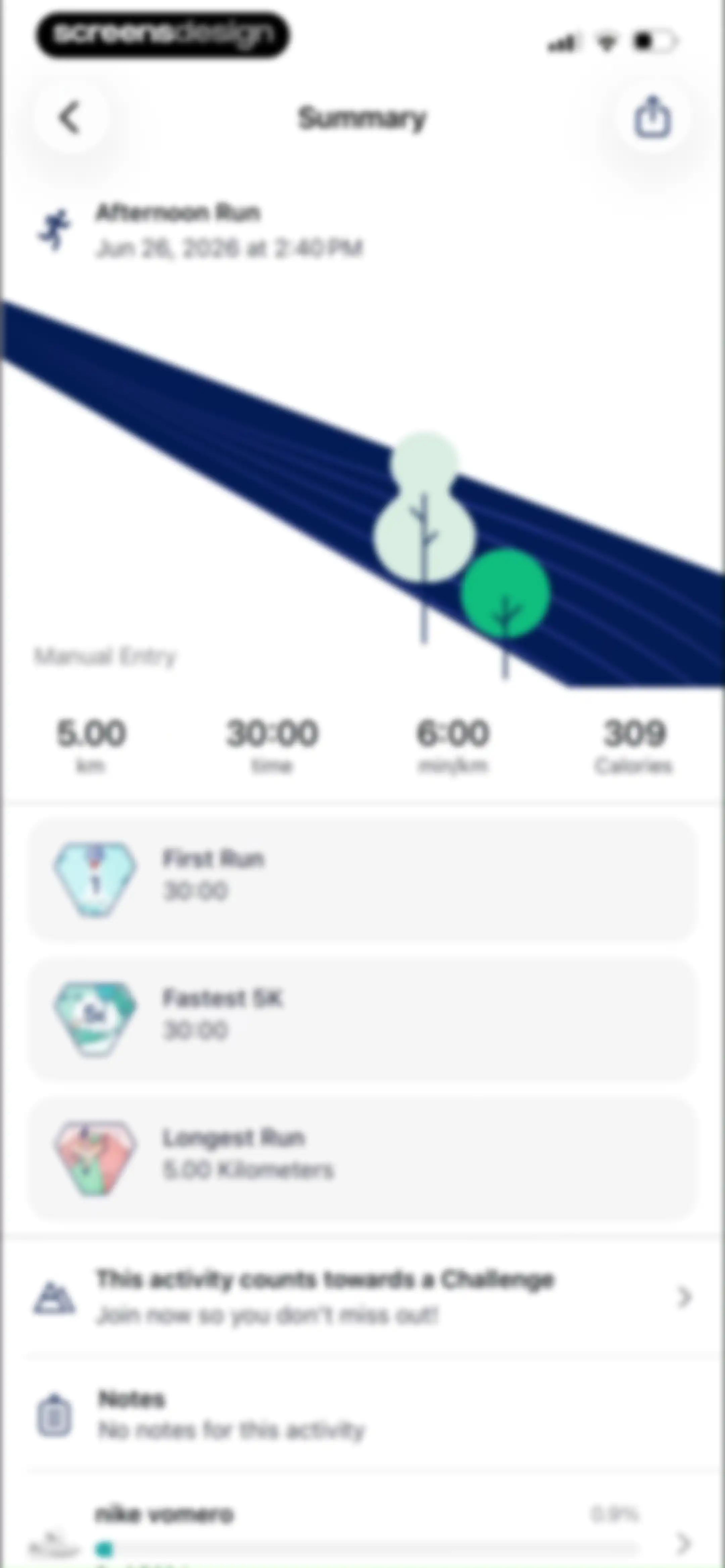 ASICS Runkeeper—Run Tracker screen 61