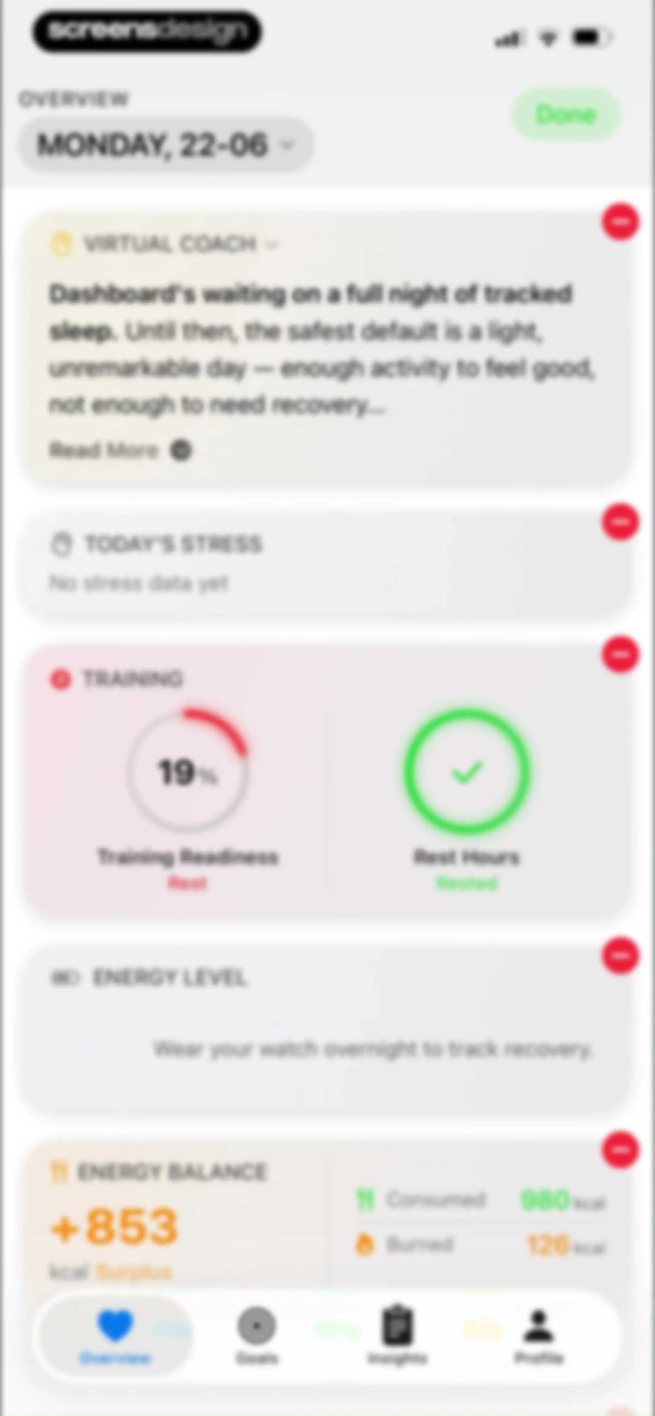 Livity: Sleep & Health Tracker screen 107