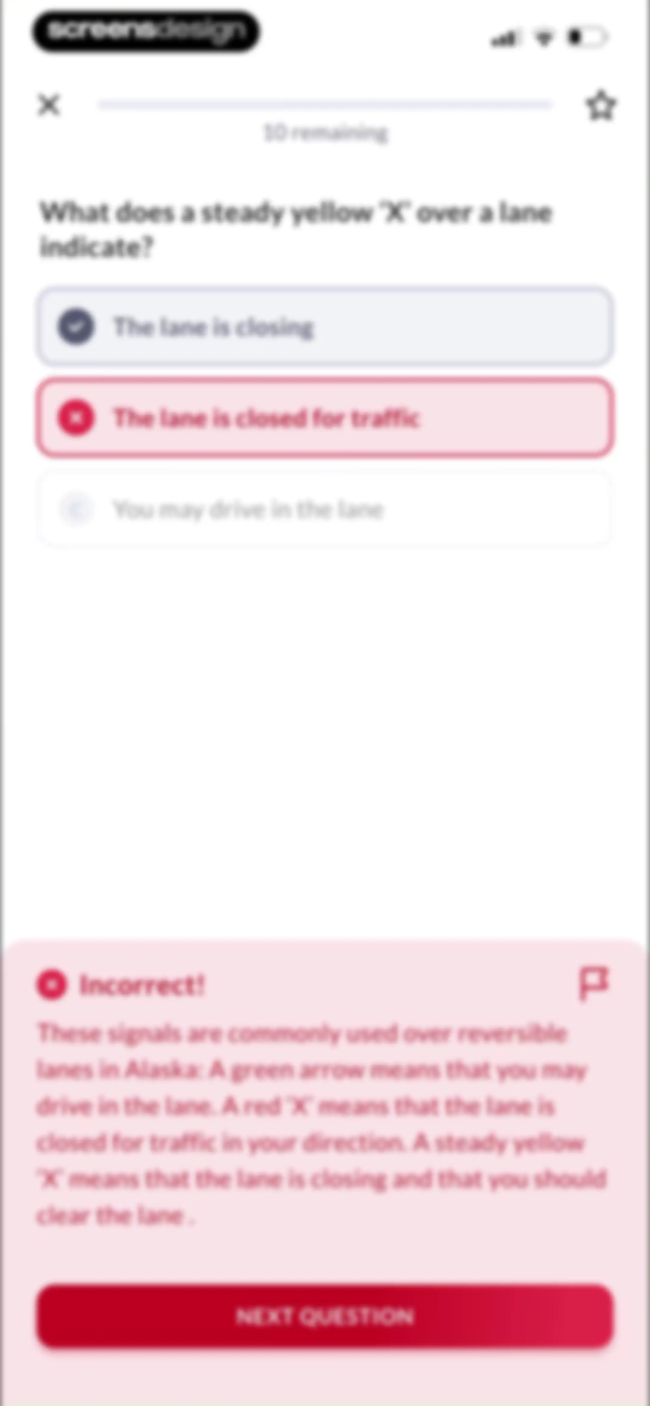 Zutobi: Permit & Driving Prep screen 64