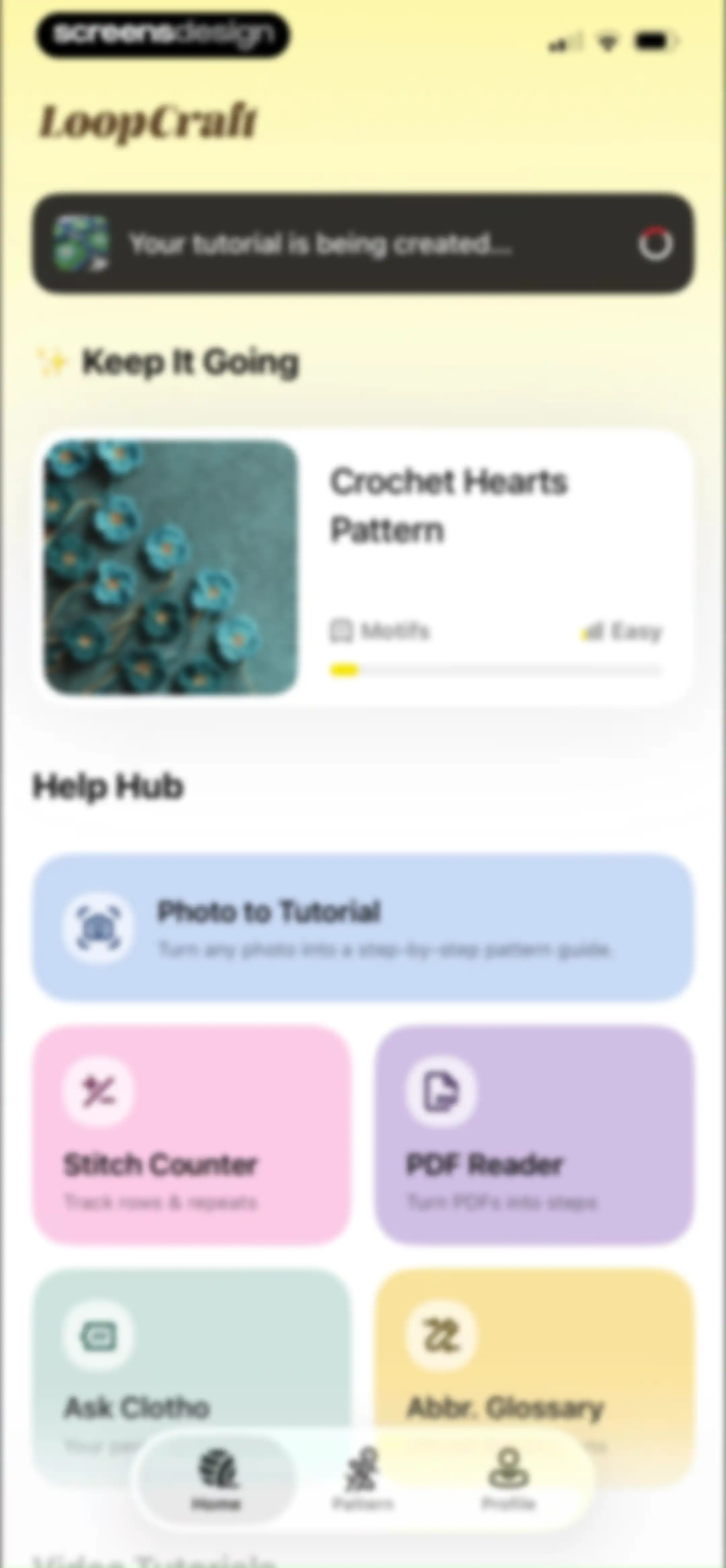 LoopCraft: Crochet & Knitting screen 44