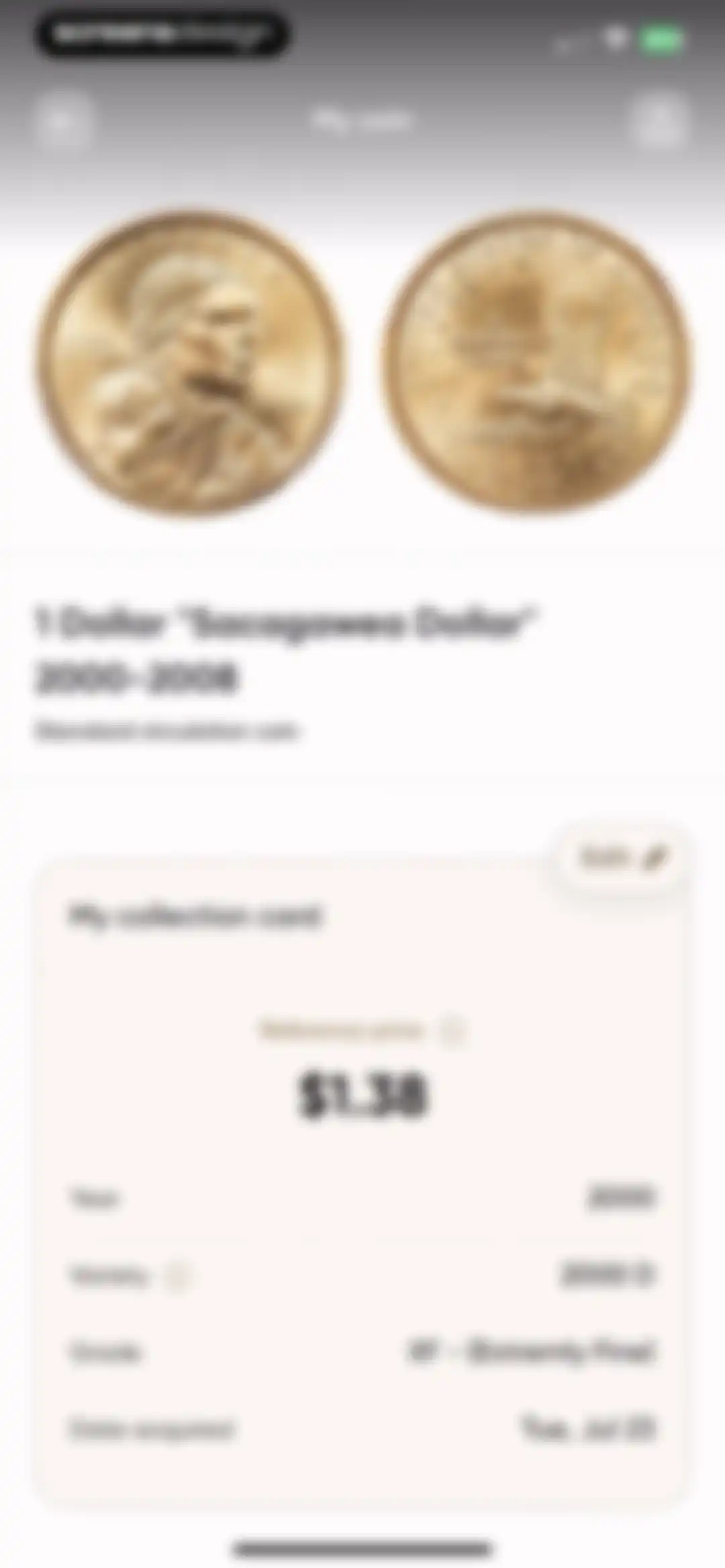 Coin Identifier - CoinScan screen 33