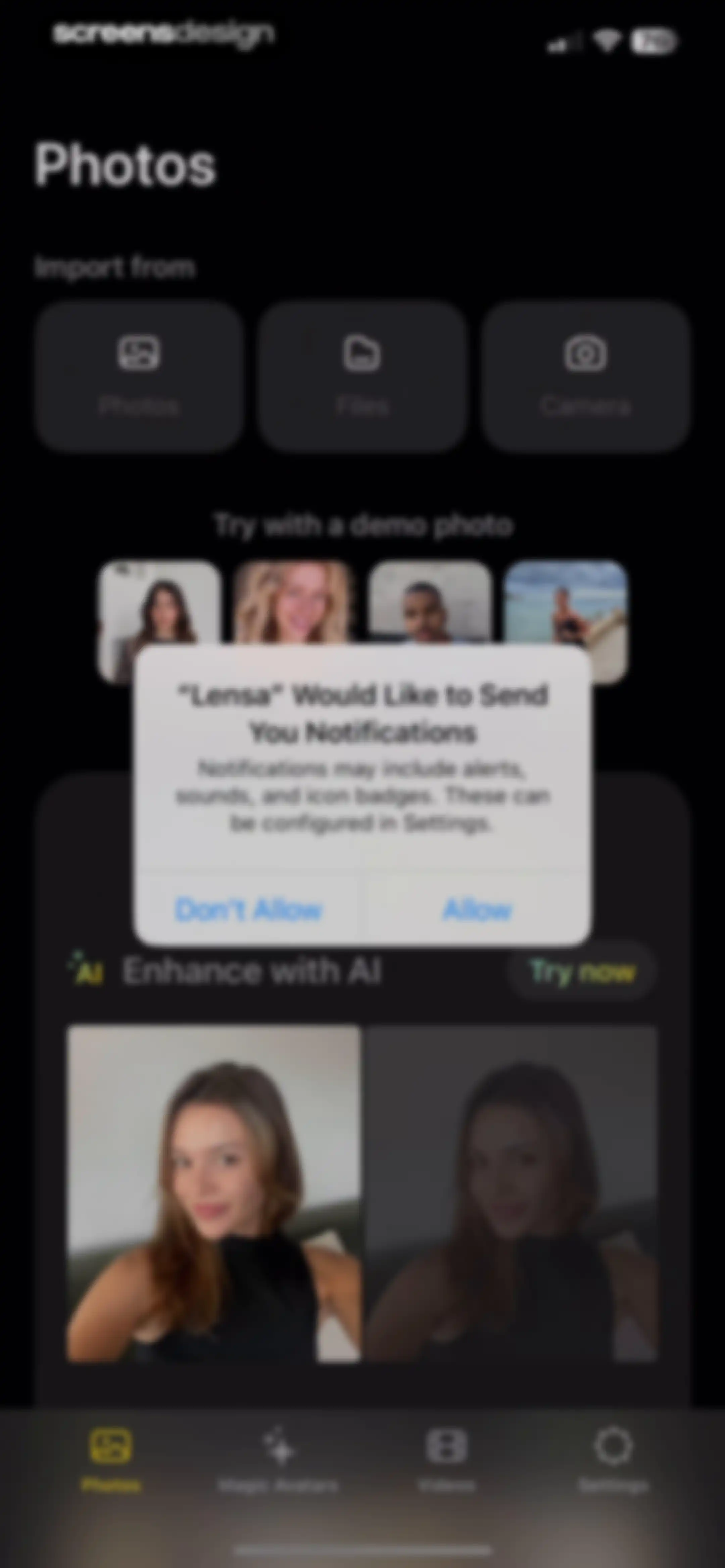 Lensa AI: Photo Editor screen 19