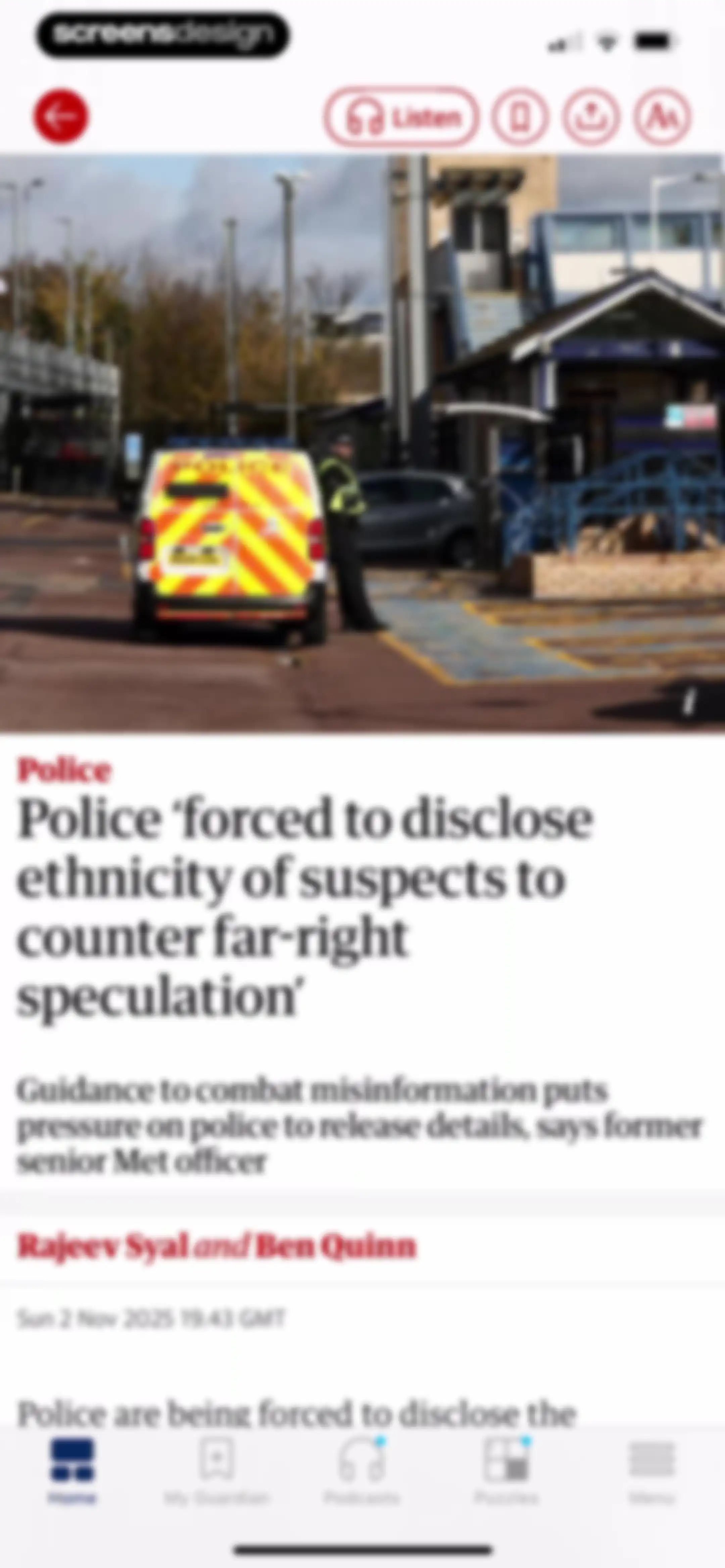 The Guardian - US & World News screen 34