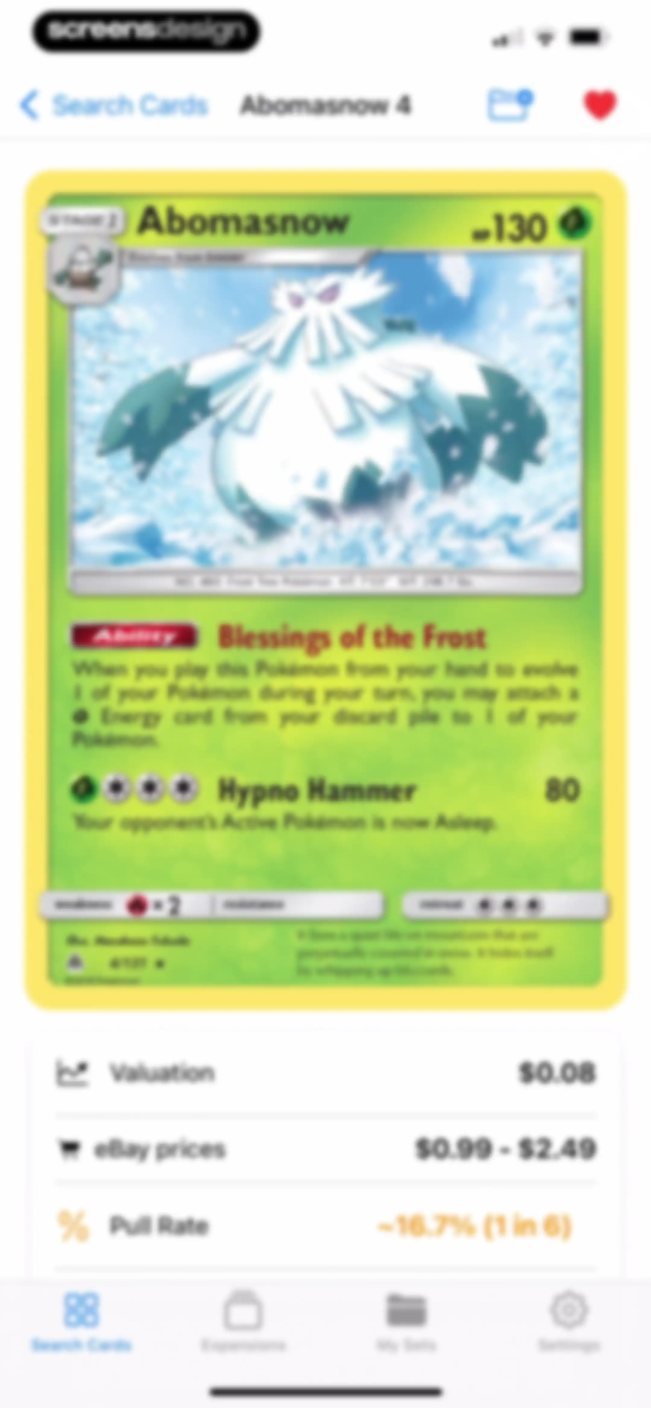 TCG Scanner Card - Pokechart screen 24