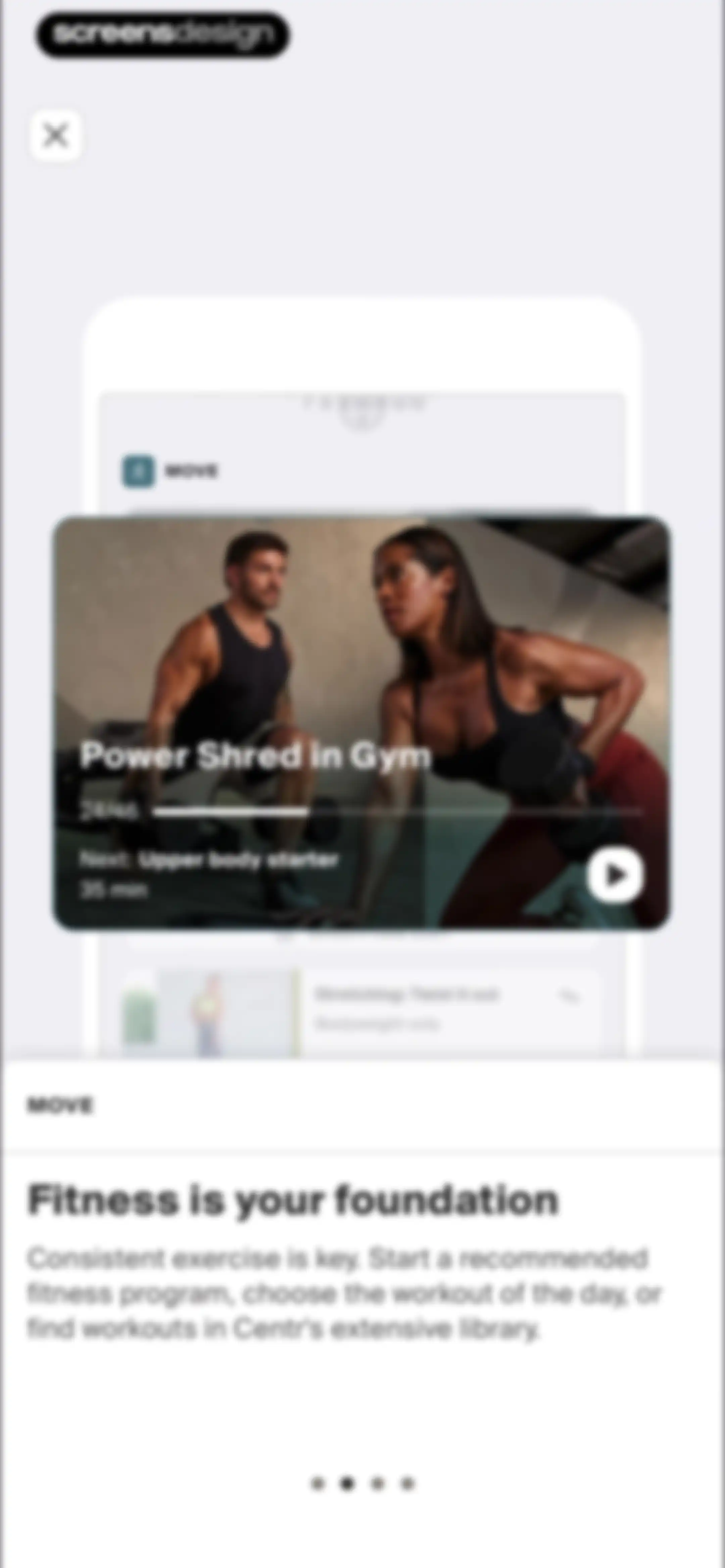 Centr: Strength & Fitness App screen 31