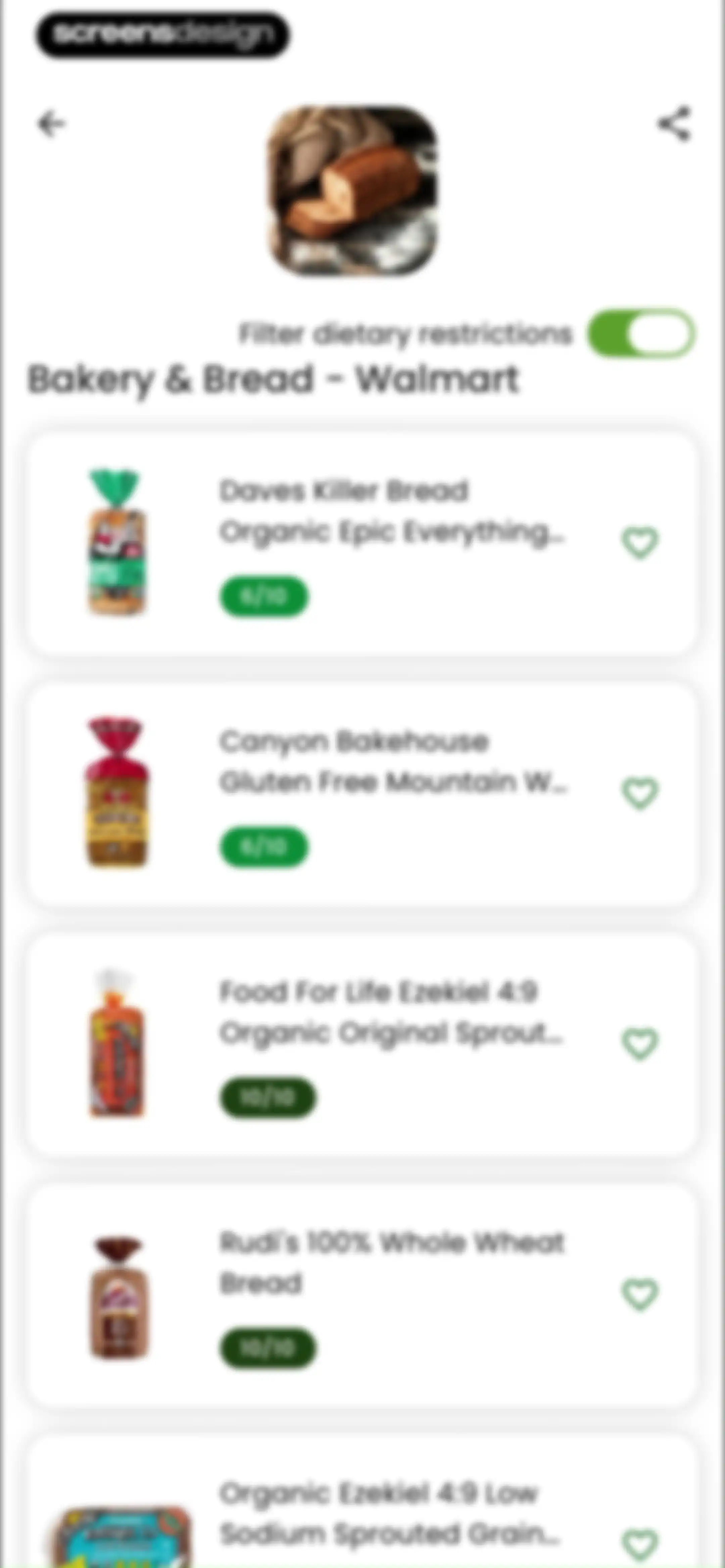 Diabetes food tracker - Gococo screen 146