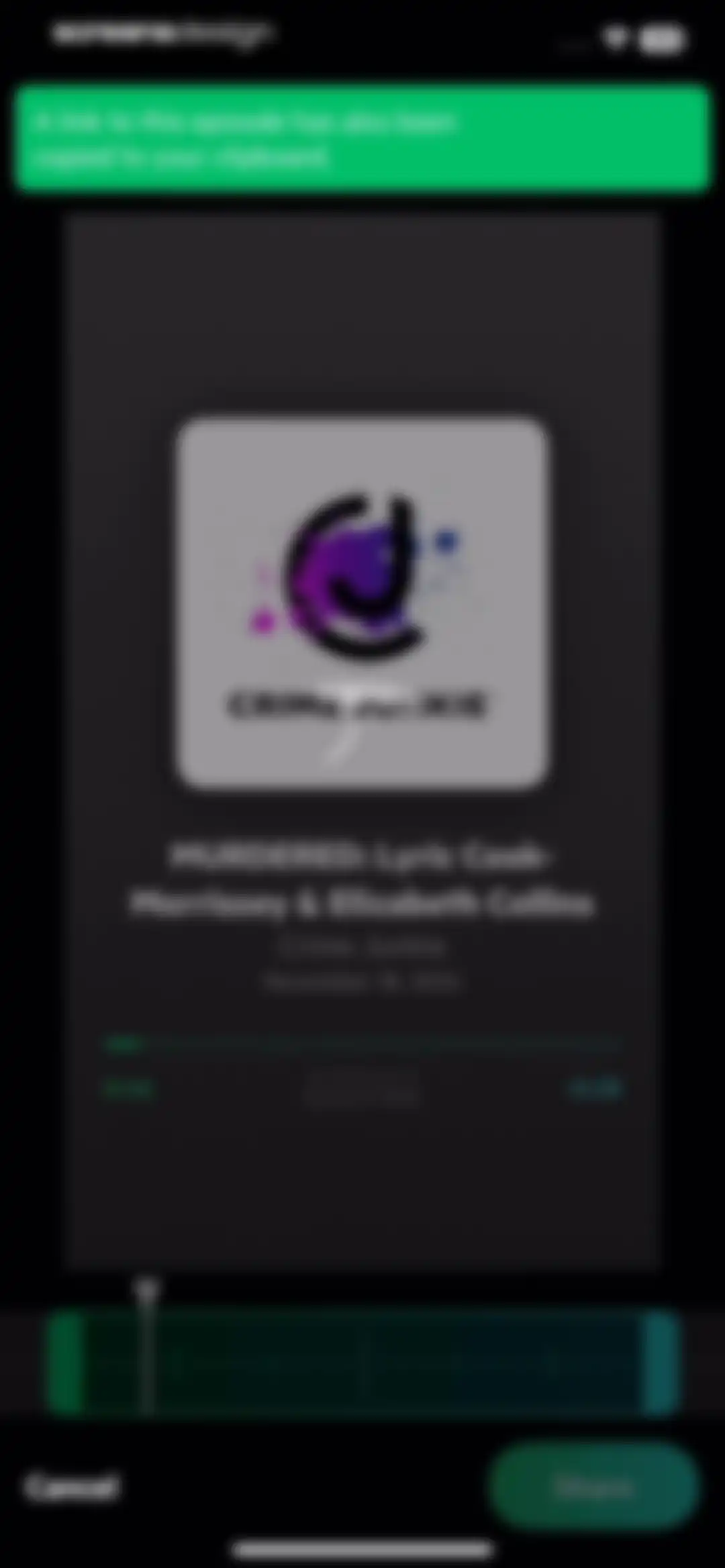 Castro: Podcast App & Player screen 20