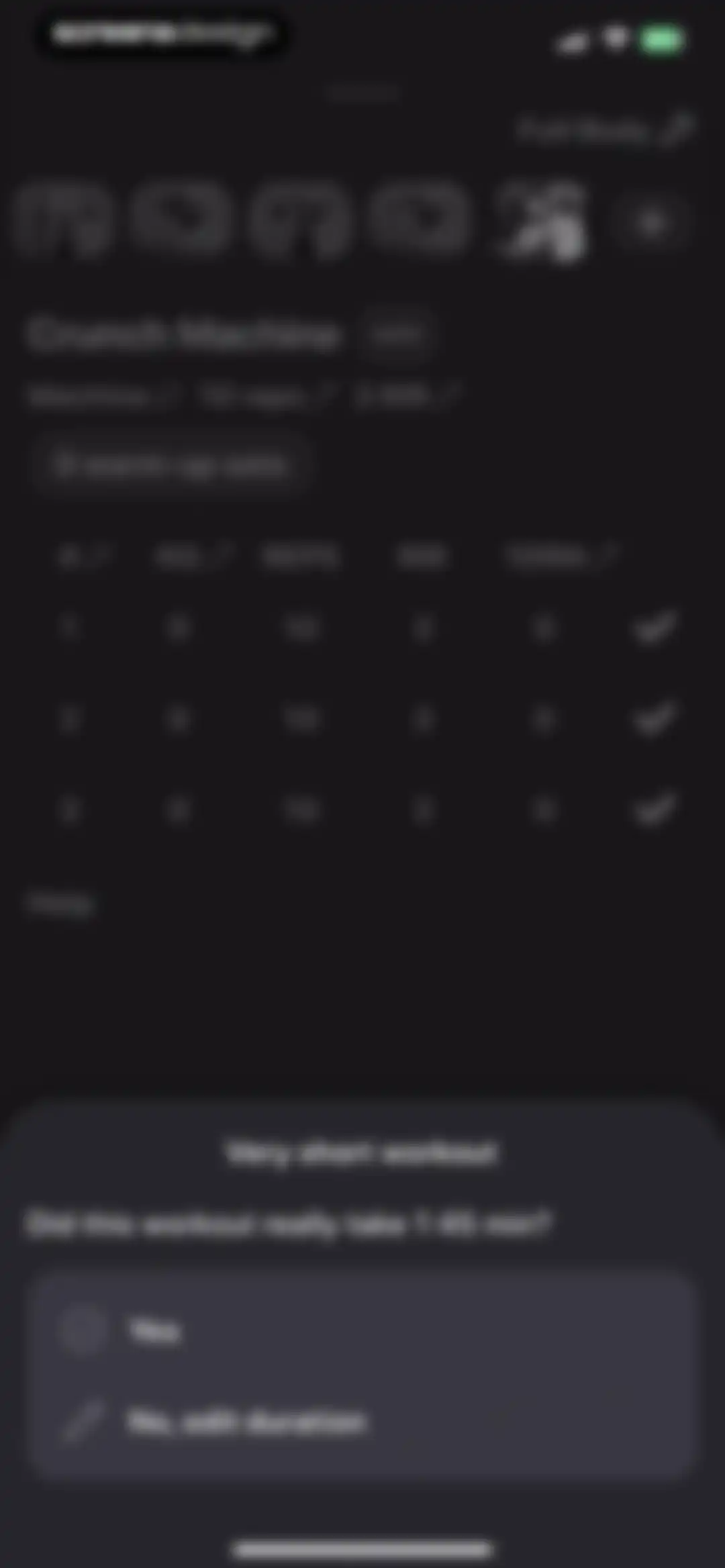 Gym Workout Alpha Progression screen 46