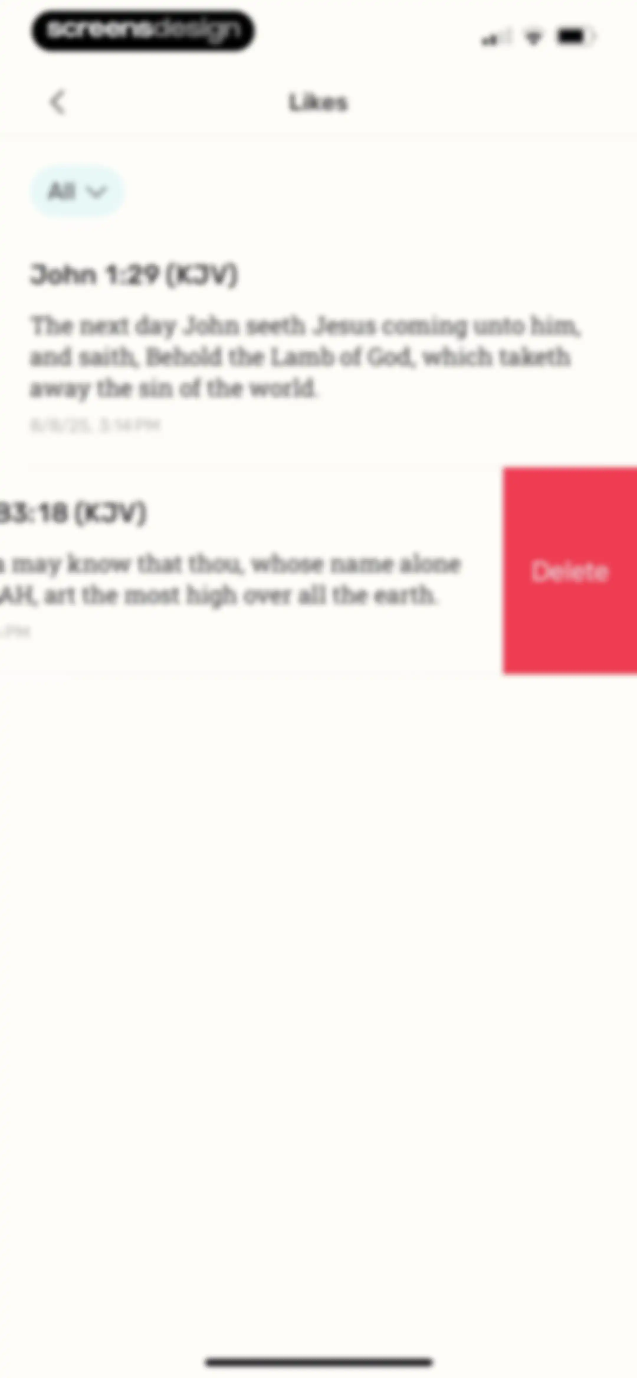 Bible Study - Manna screen 143