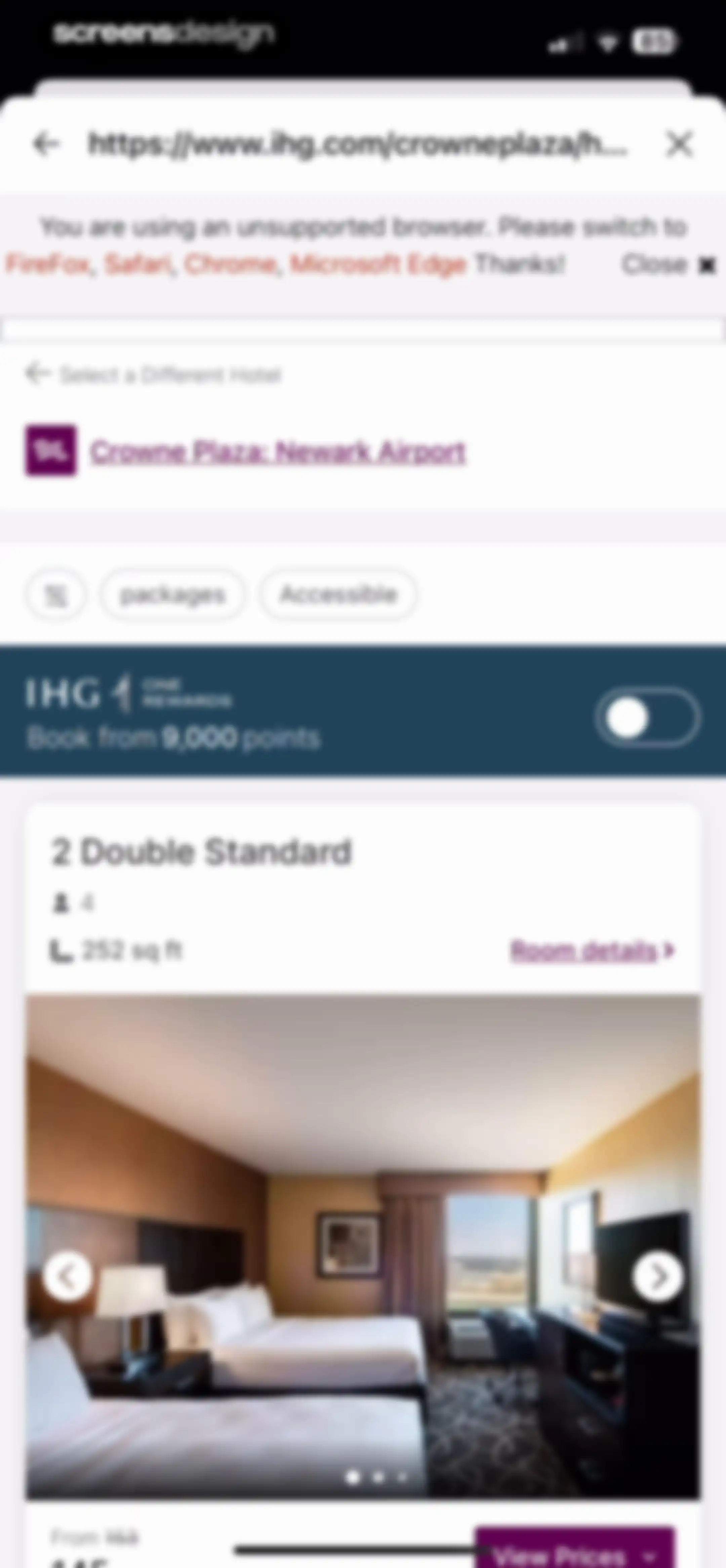 IHG One Rewards: Book Hotels screen 89