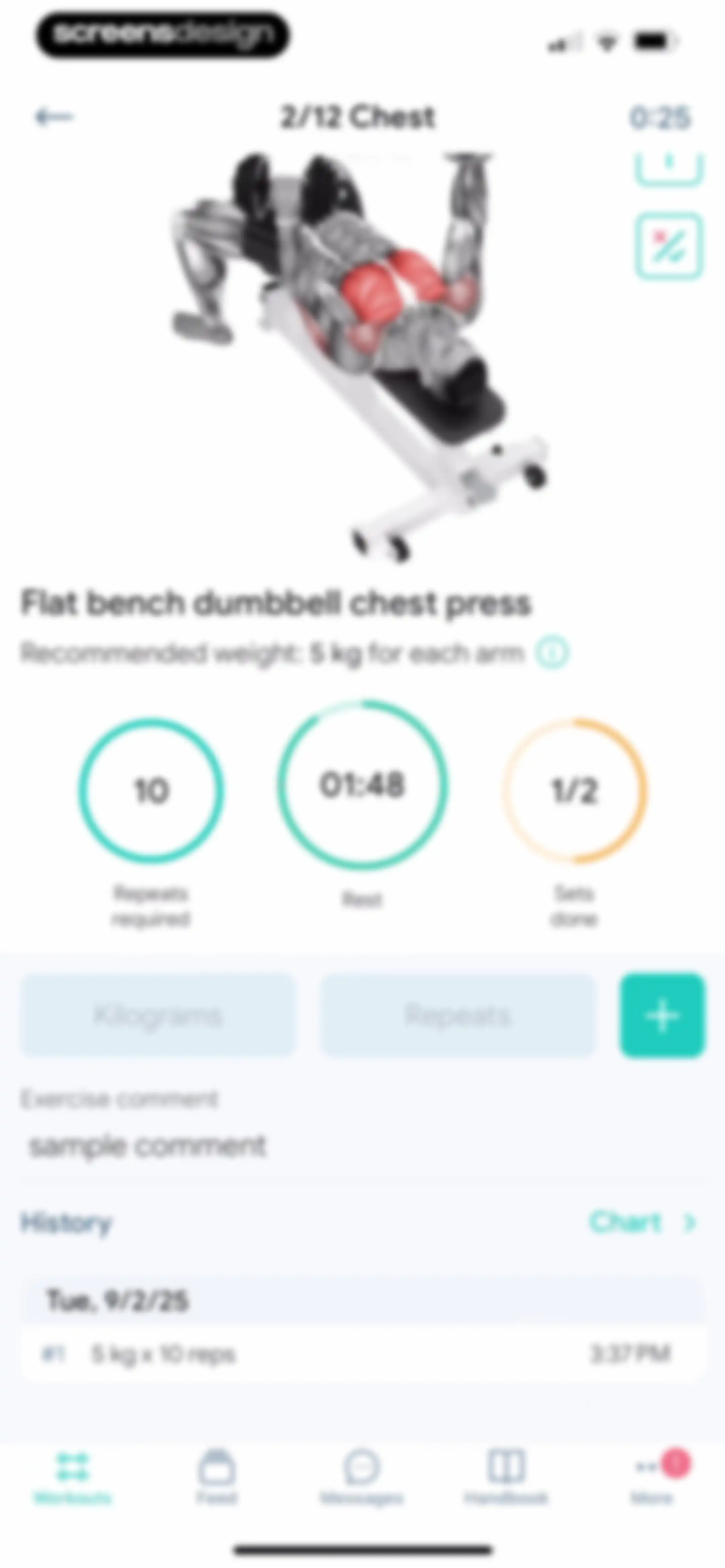 Fitness App: Gym Workout Plan screen 49