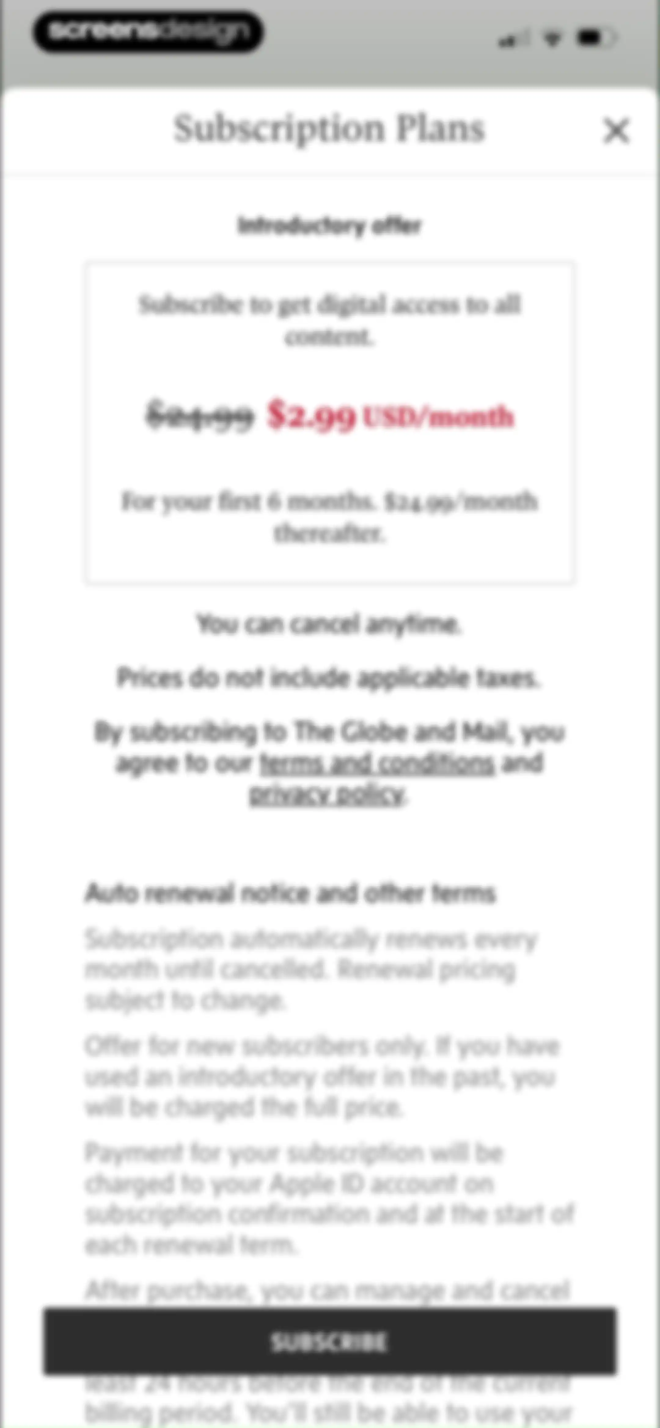 The Globe and Mail screen 21