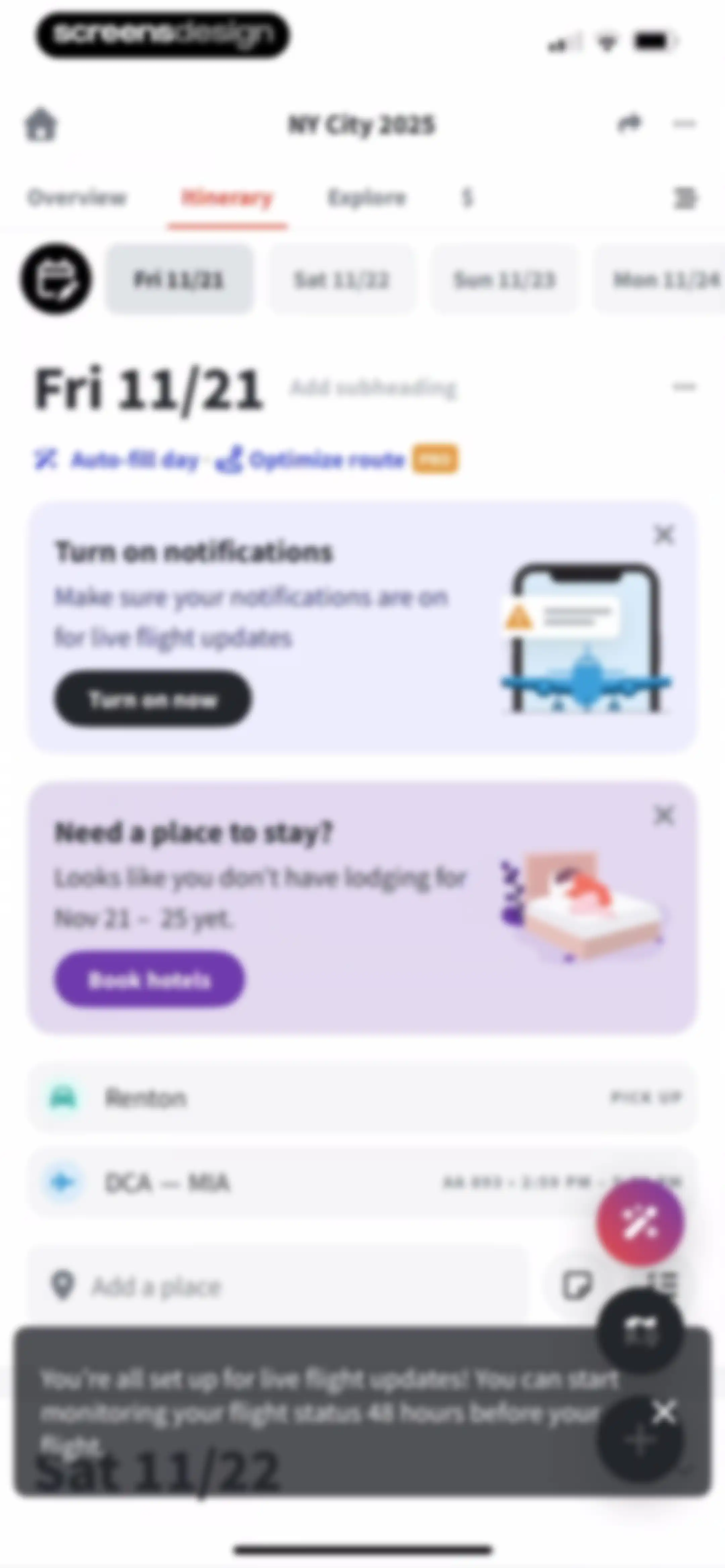 Wanderlog - Travel Planner screen 139
